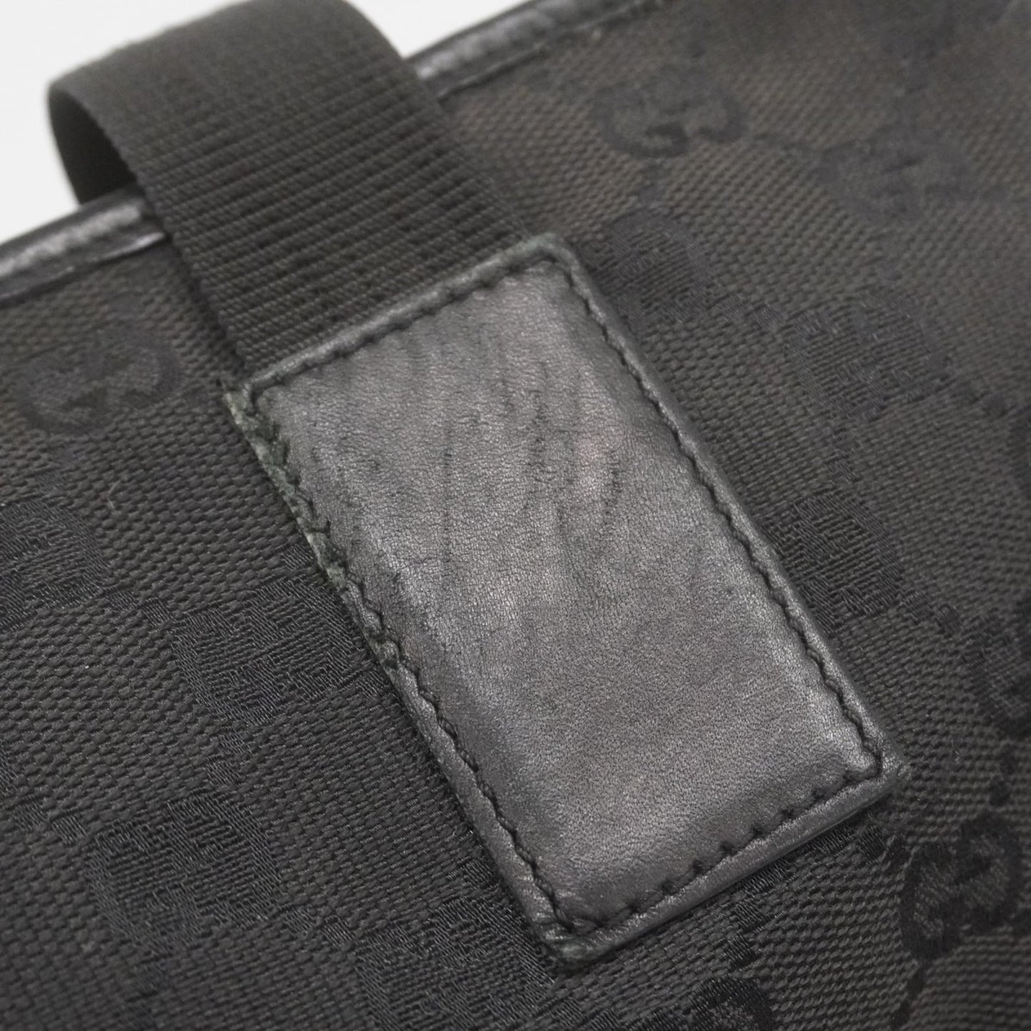 Gucci Black Canvas Tote Bag ( )