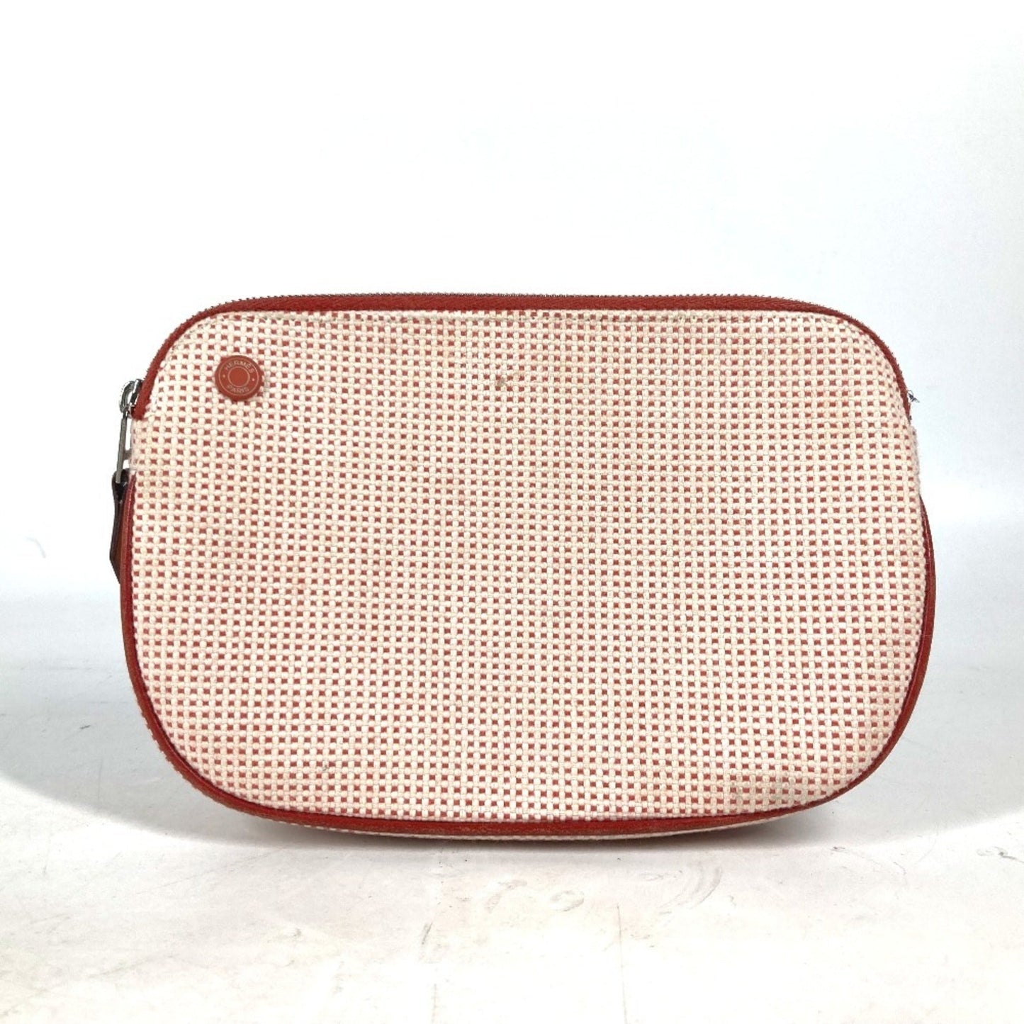 Hermes Orange Cotton Pouch ( )