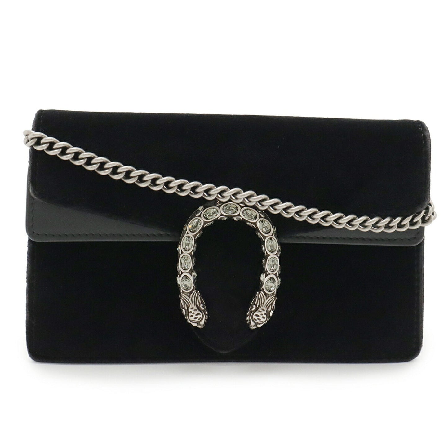 Gucci Black Suede Leather Clutch Bag Shoulder Bag ( )