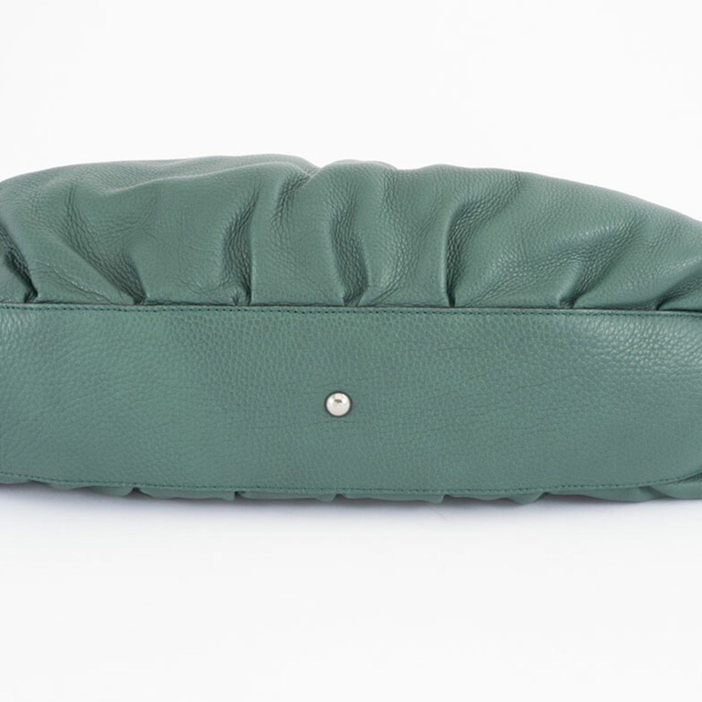Gucci Abbey Green Leather Shoulder Bag Tote Bag ( )
