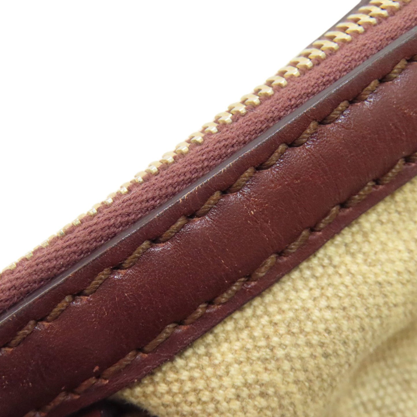 Gucci Brown Canvas Tote Bag ( )