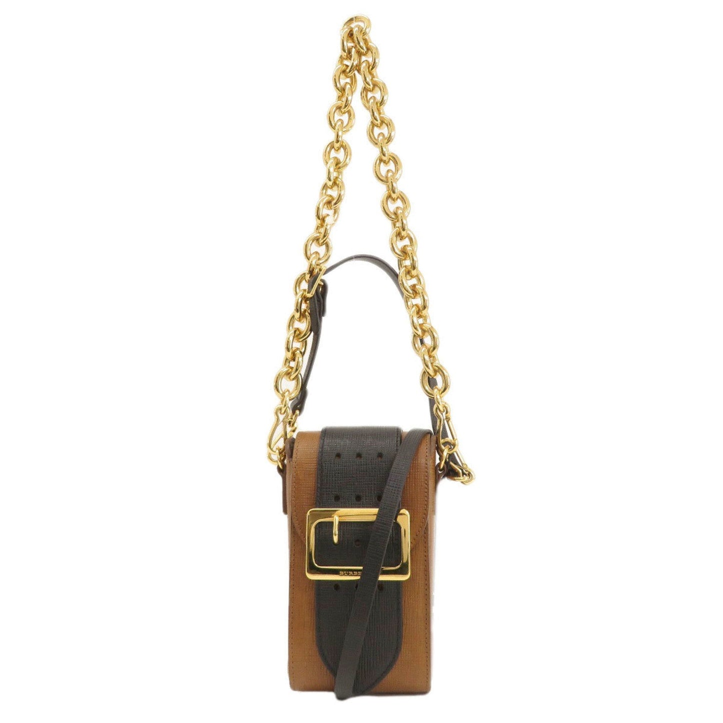 Burberry Brown Leather Shoulder Bag ( )