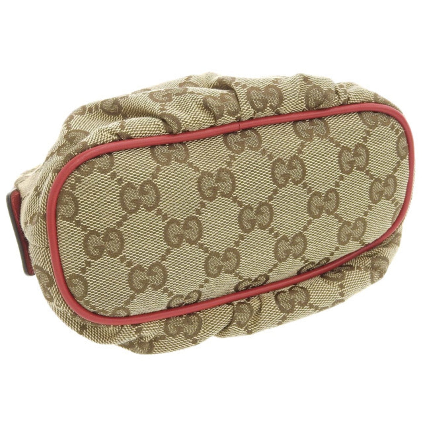 Gucci Brown Leather Canvas Clutch Style 1