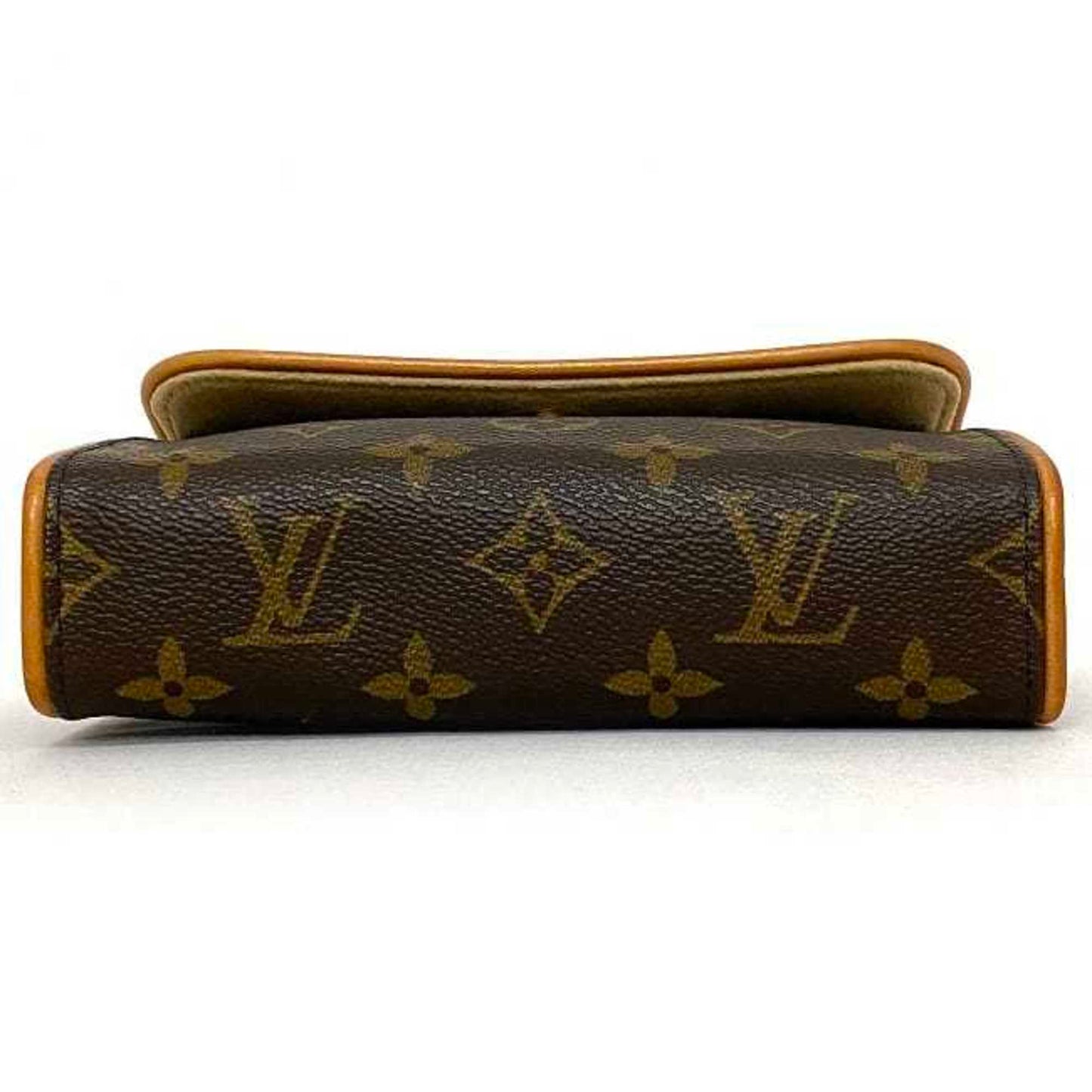 LOUIS VUITTON Body Bag Pochette Florentine Brown Beige Monogram M51855 S Size Canvas Nume FL0090 LB0070  Belt Waist Pouch Flap