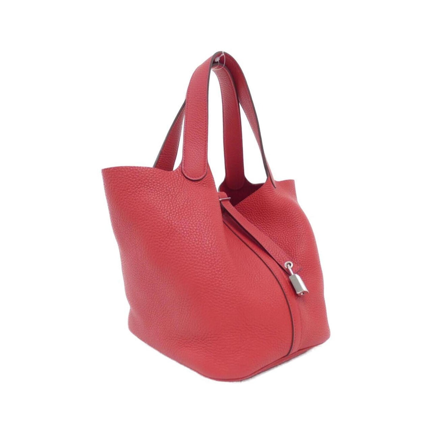 Hermes Picotin Rouge Casaque Taurillon Clemence Leather Handbag ( )