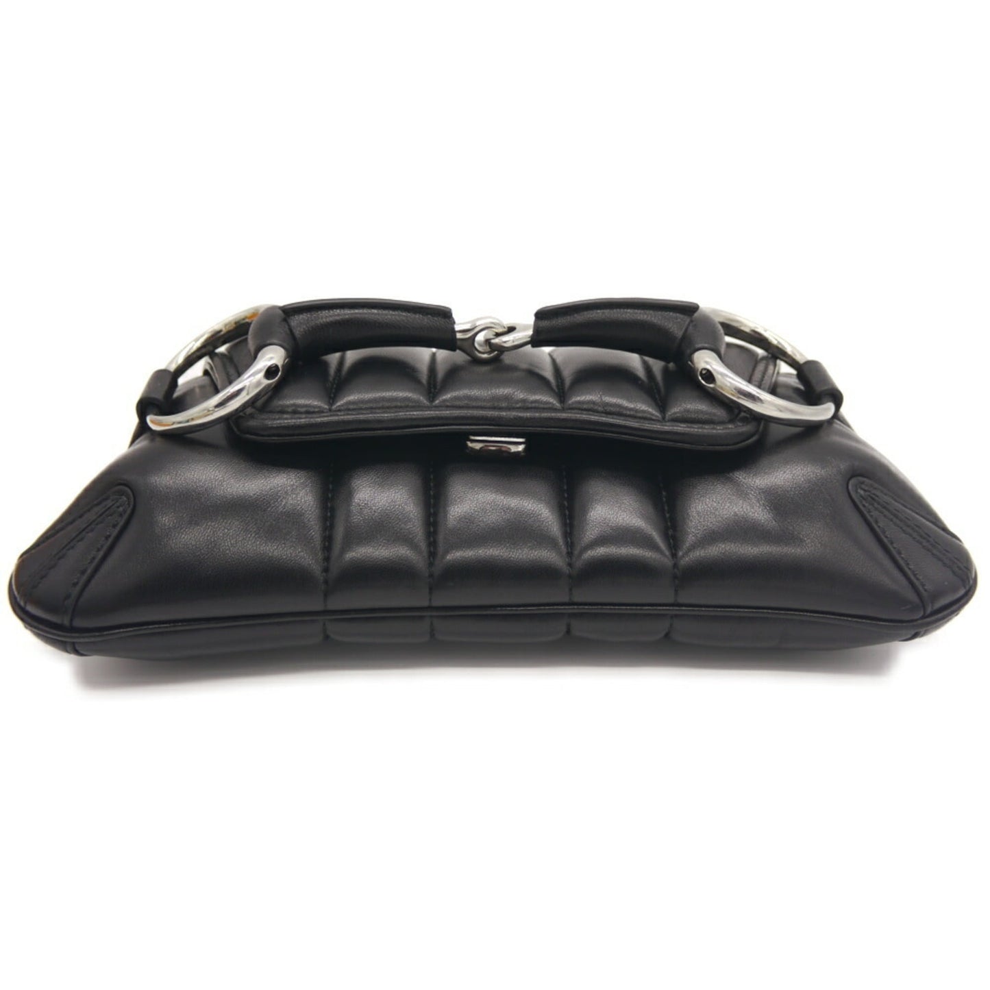 Gucci Black Leather Shoulder Bag ( )