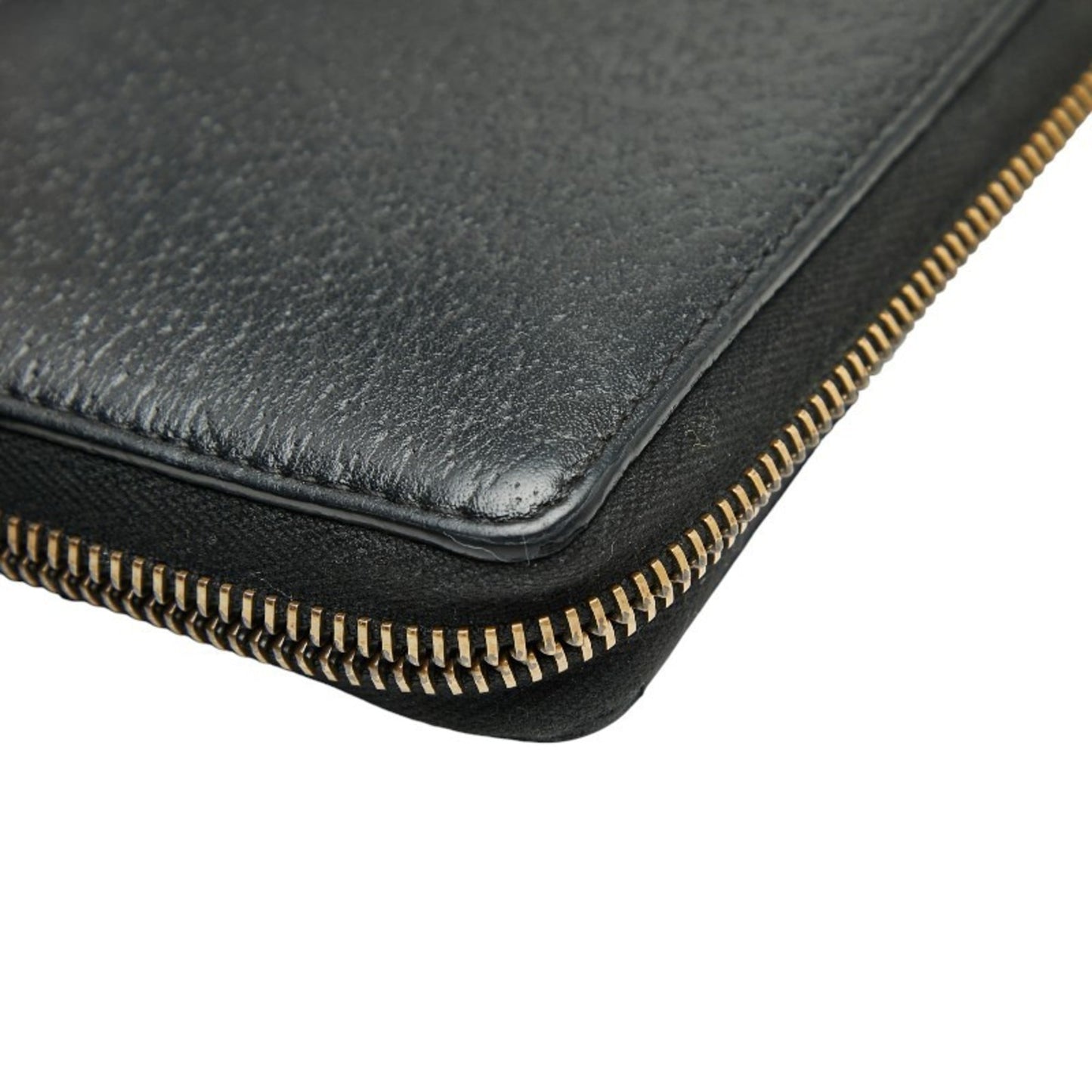 Gucci Black Leather Long Wallet (Bi-Fold) ( )