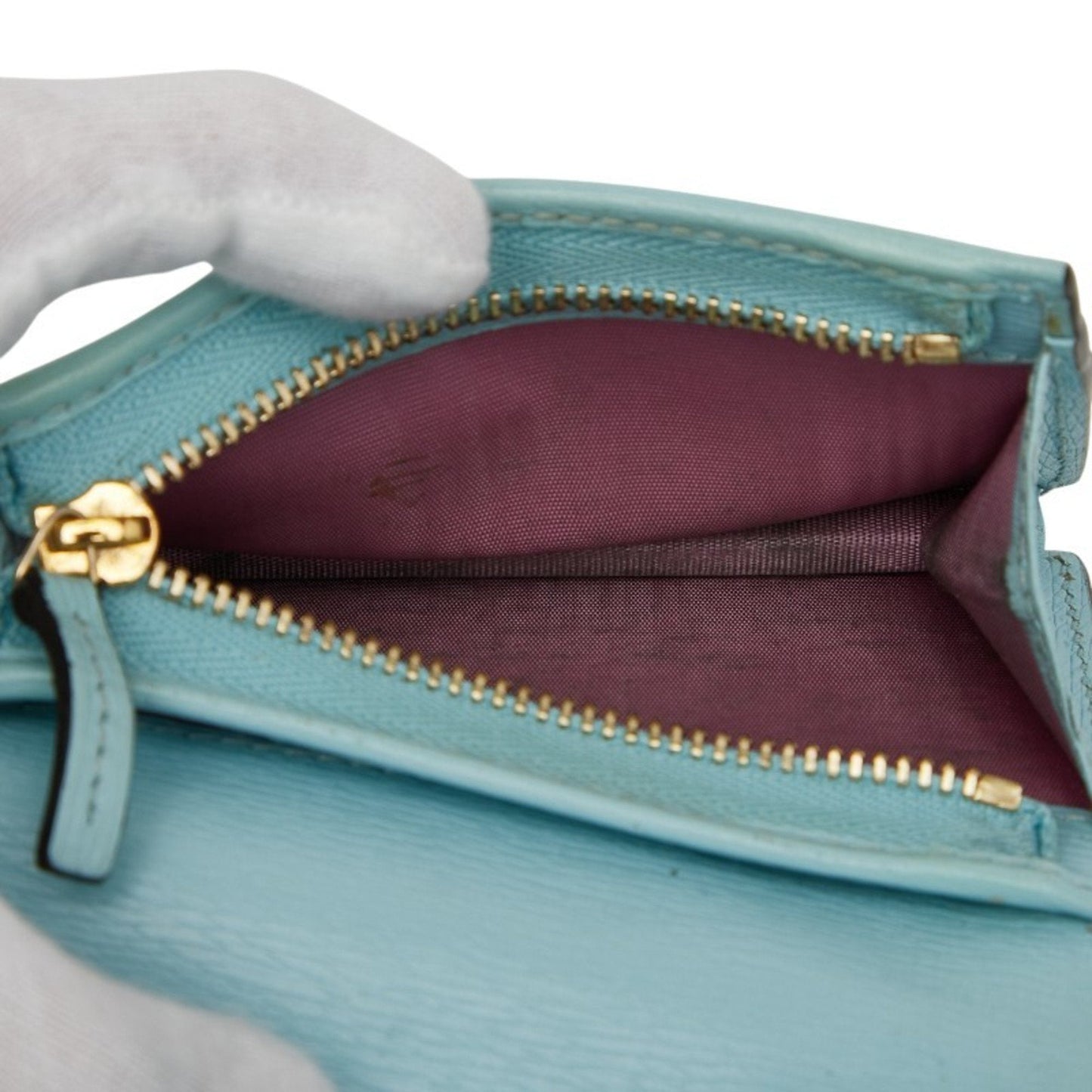 Gucci Blue Leather Wallet (Bi-Fold) ( )