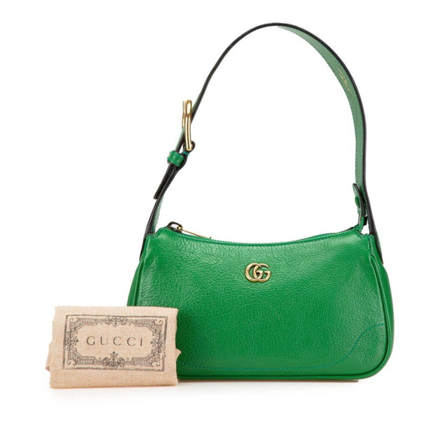 Gucci Green Leather Shoulder Bag ( )