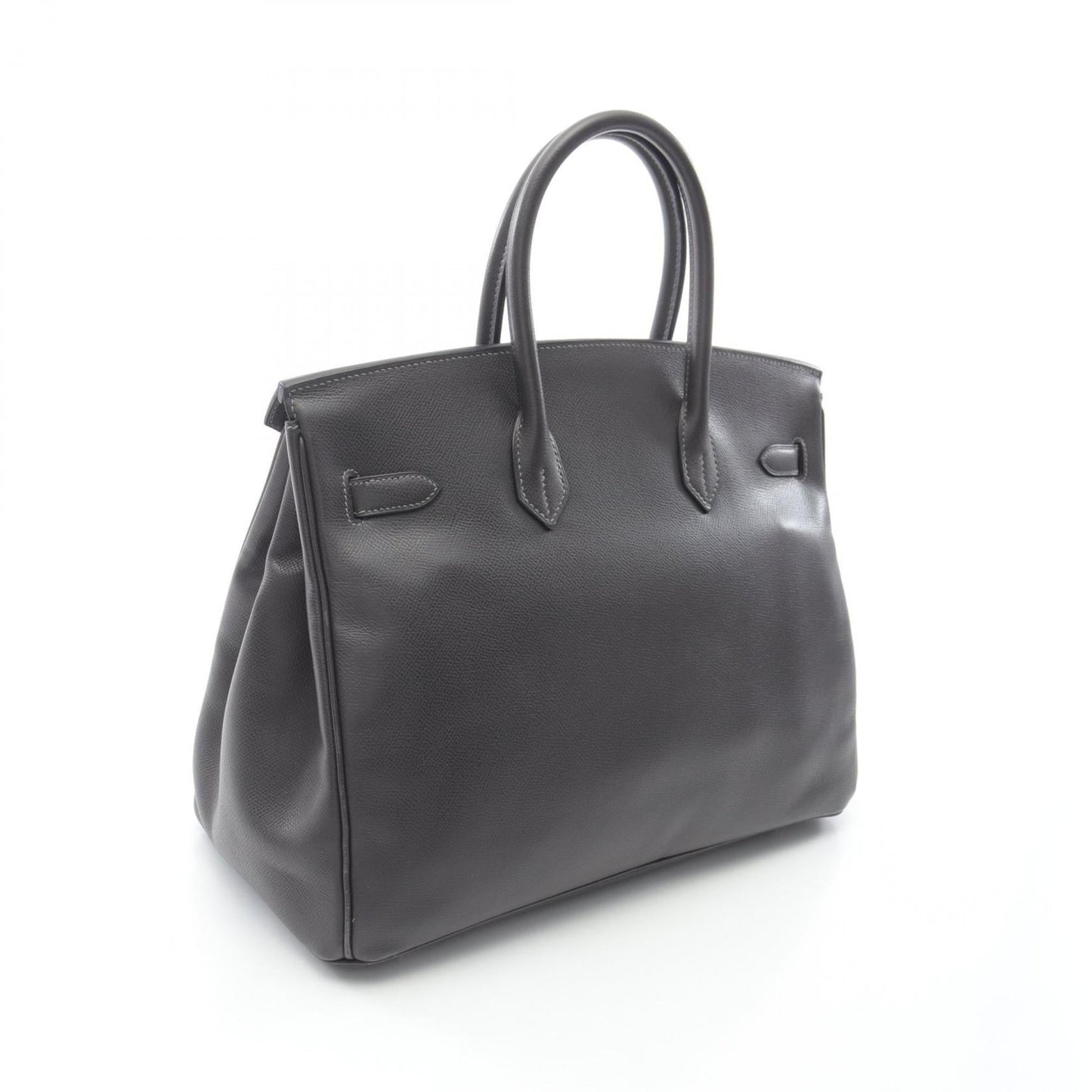 Hermes Graphite Gray Courchevel Leather Leather Handbag ( )