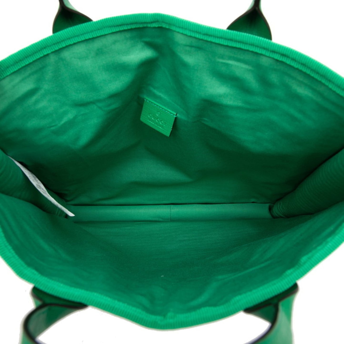 Gucci Green Purple Canvas Handbag Tote Bag ( )