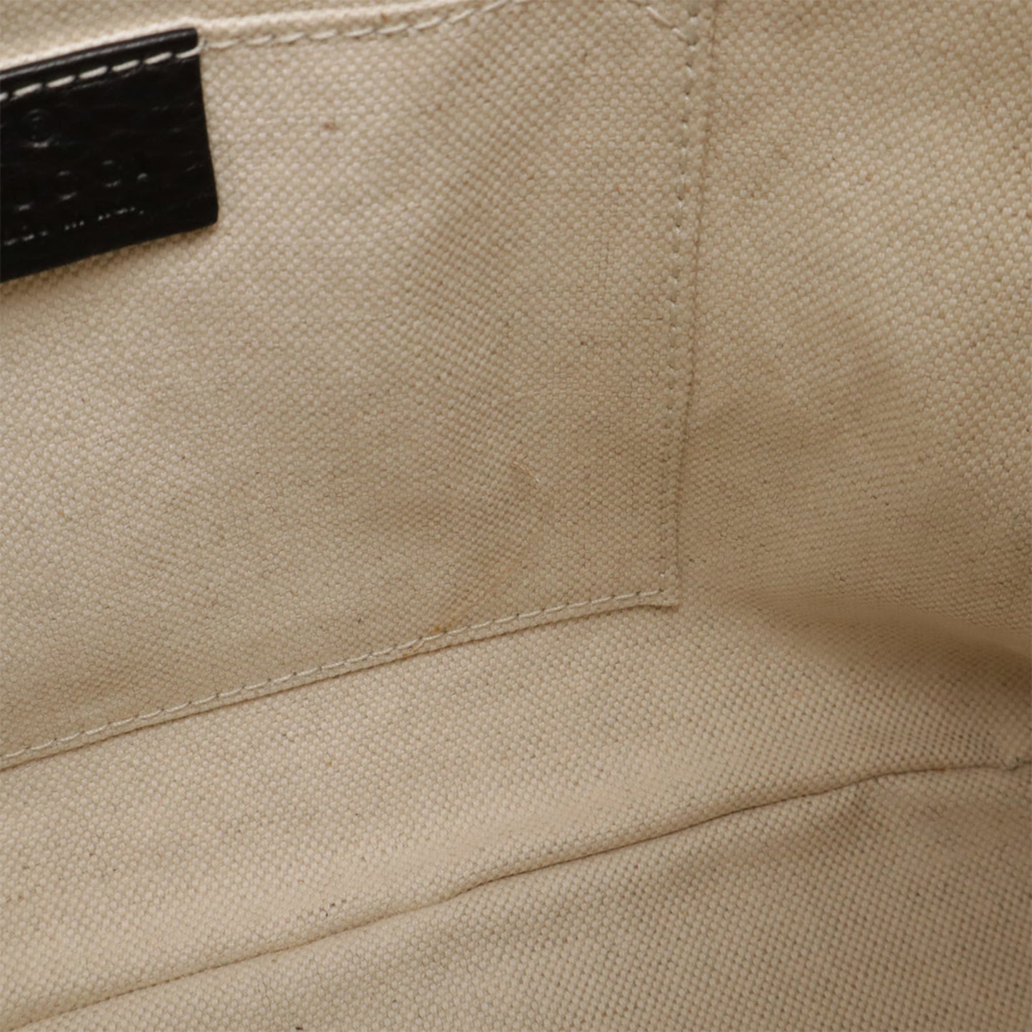 Gucci Black Bamboo Leather Backpack Shoulder Bag ( )