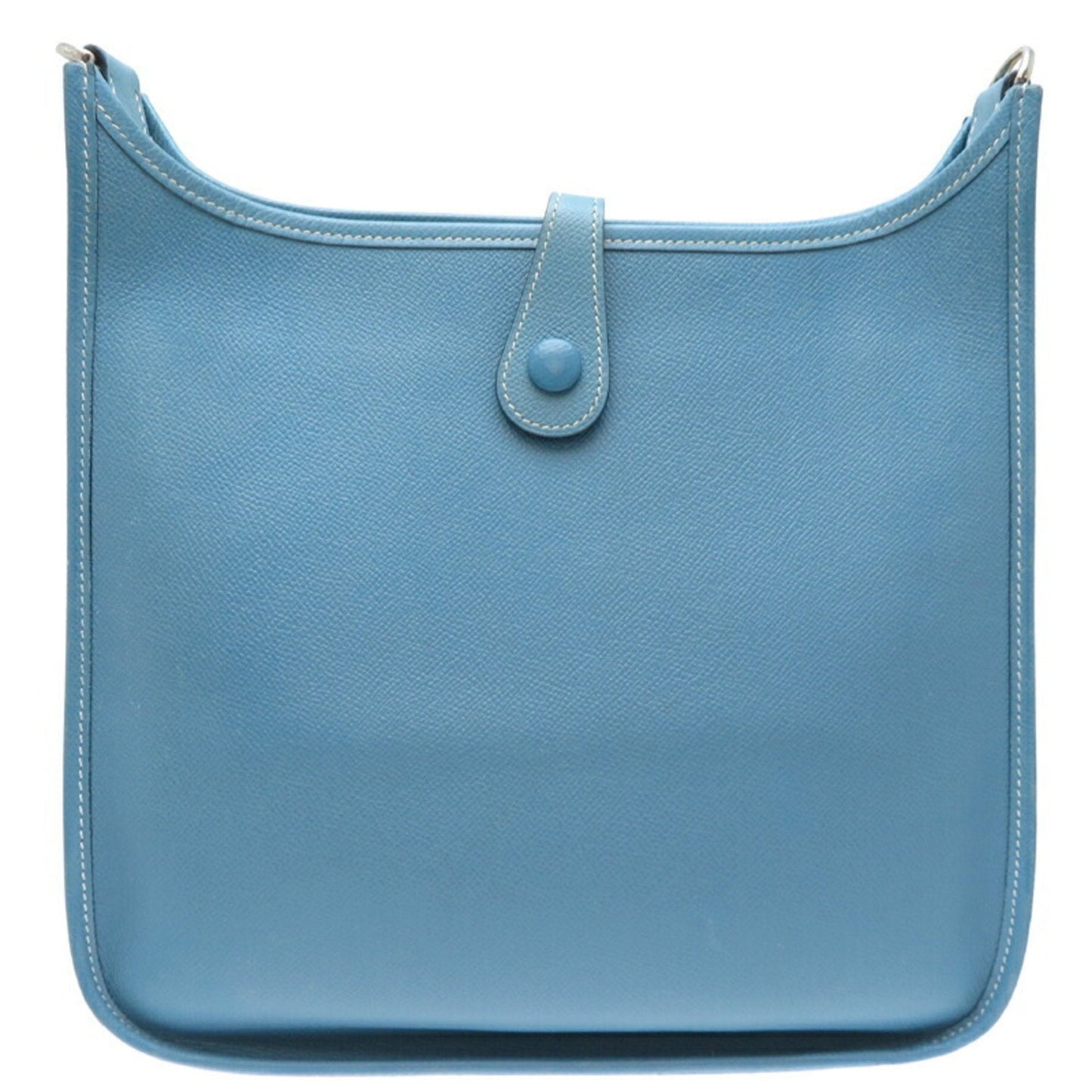Hermes Evelyne Blue Epsom Leather Shoulder Bag ( )