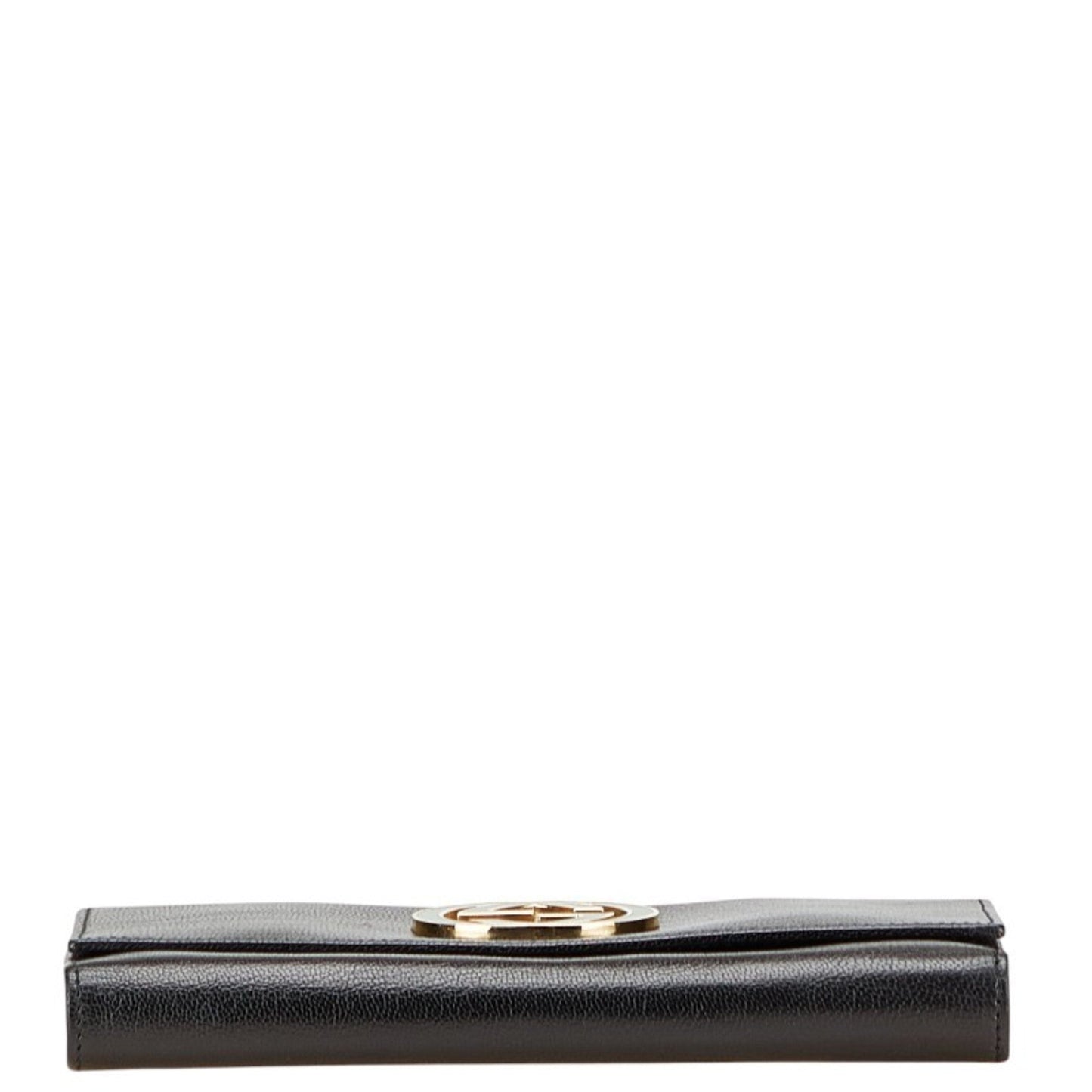 Gucci Black Green Leather Coin Purse/Coin Case ( )