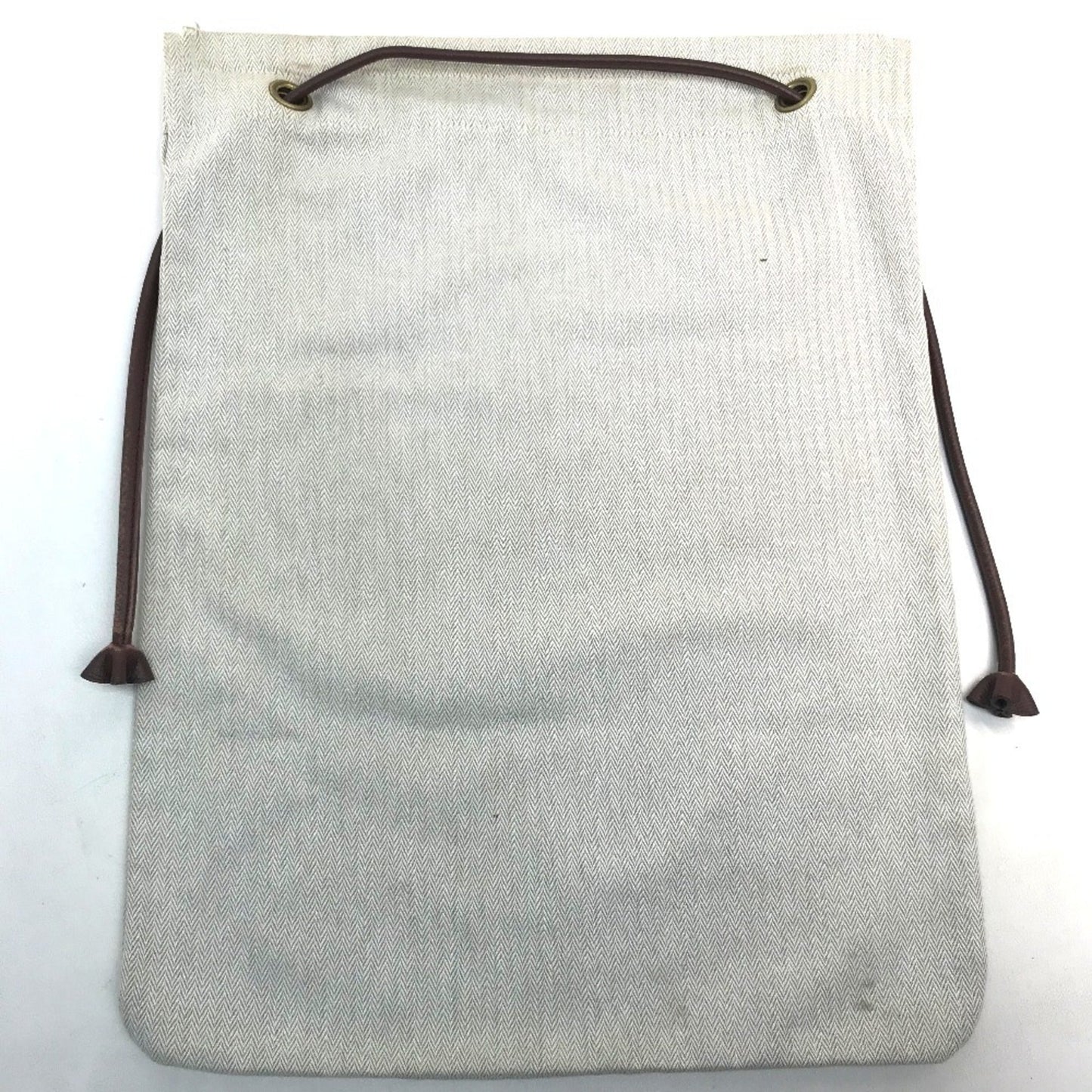 Hermes Natural Canvas Shoulder Bag Tote Bag ( )