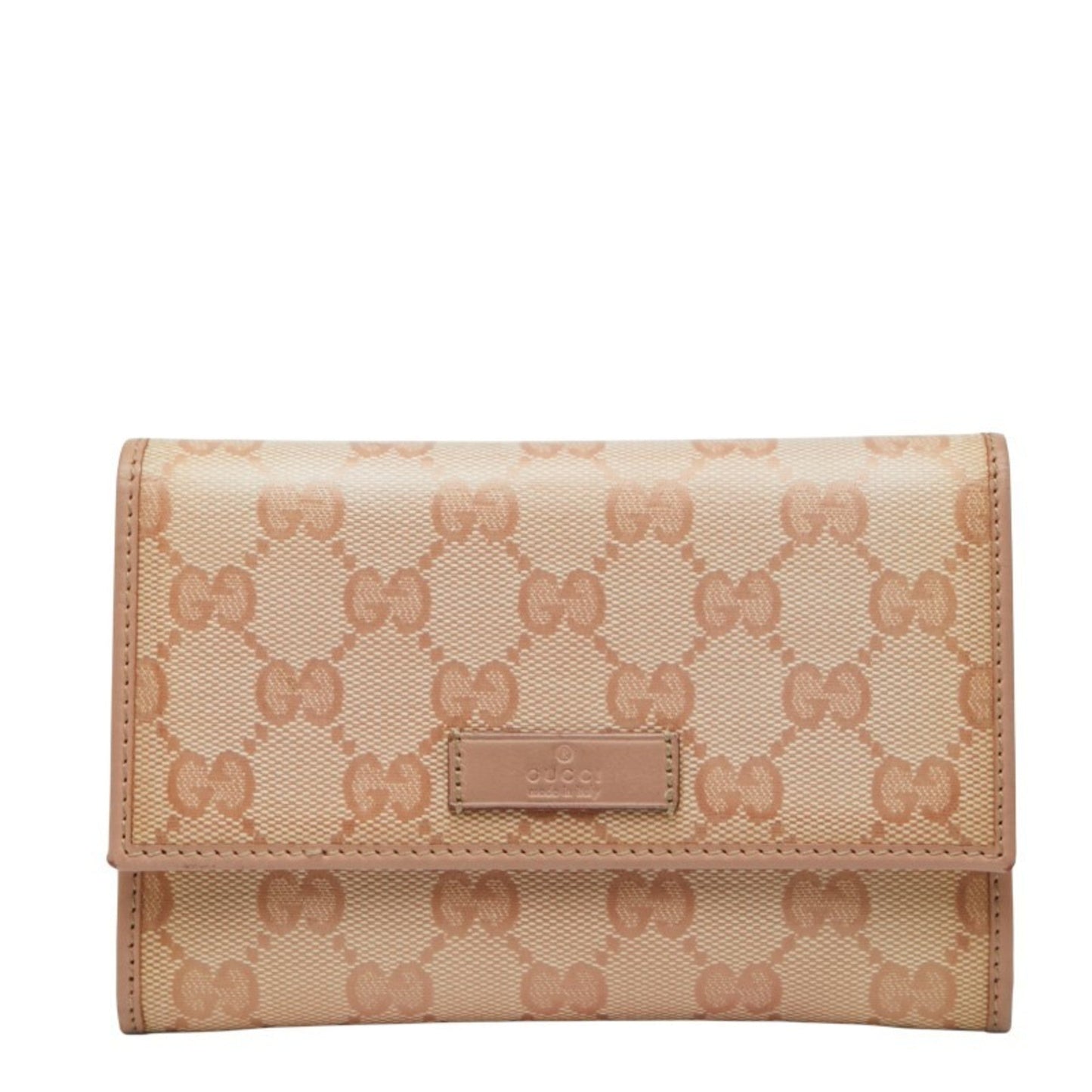 Gucci Pink Pvc Leather Wallet (Bi-Fold) ( )