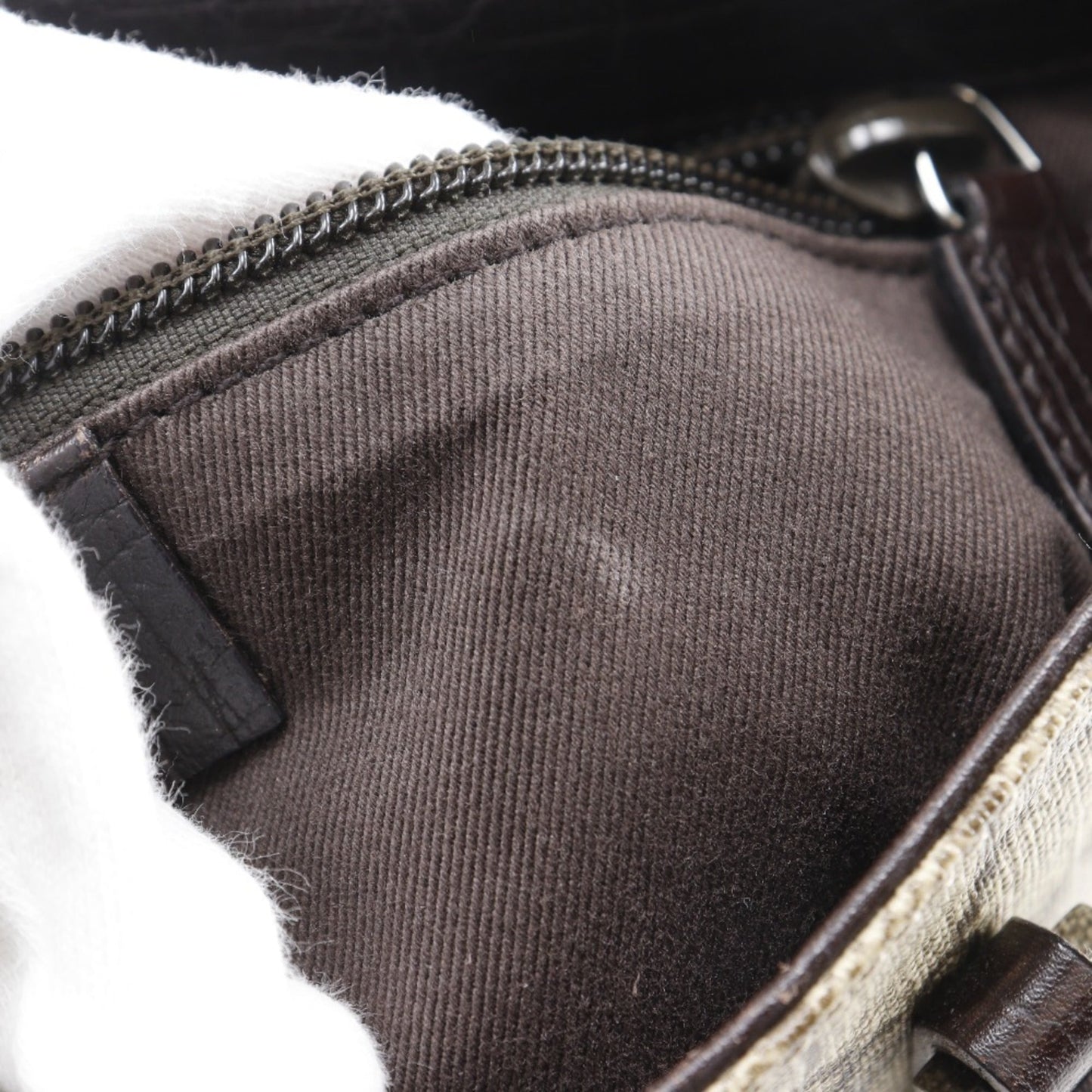 Gucci Brown Gg Supreme Handbag Tote Bag ( )