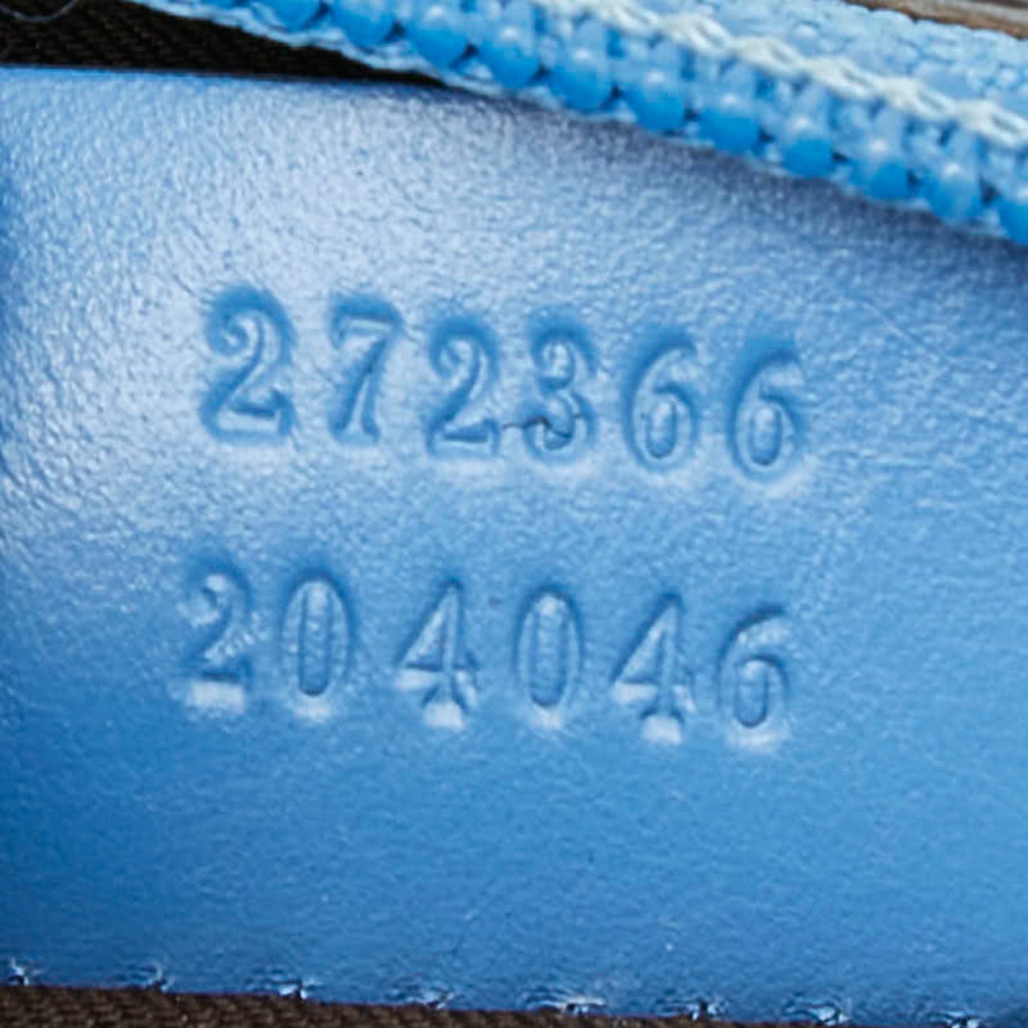 Gucci Blue Leather Pouch ( )