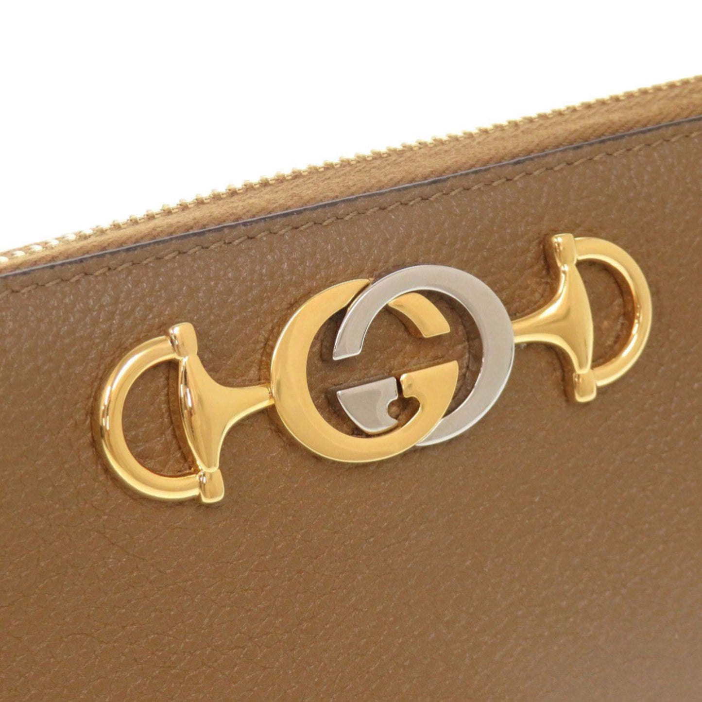 Gucci Brown Leather Long Wallet (Bi-Fold) ( )