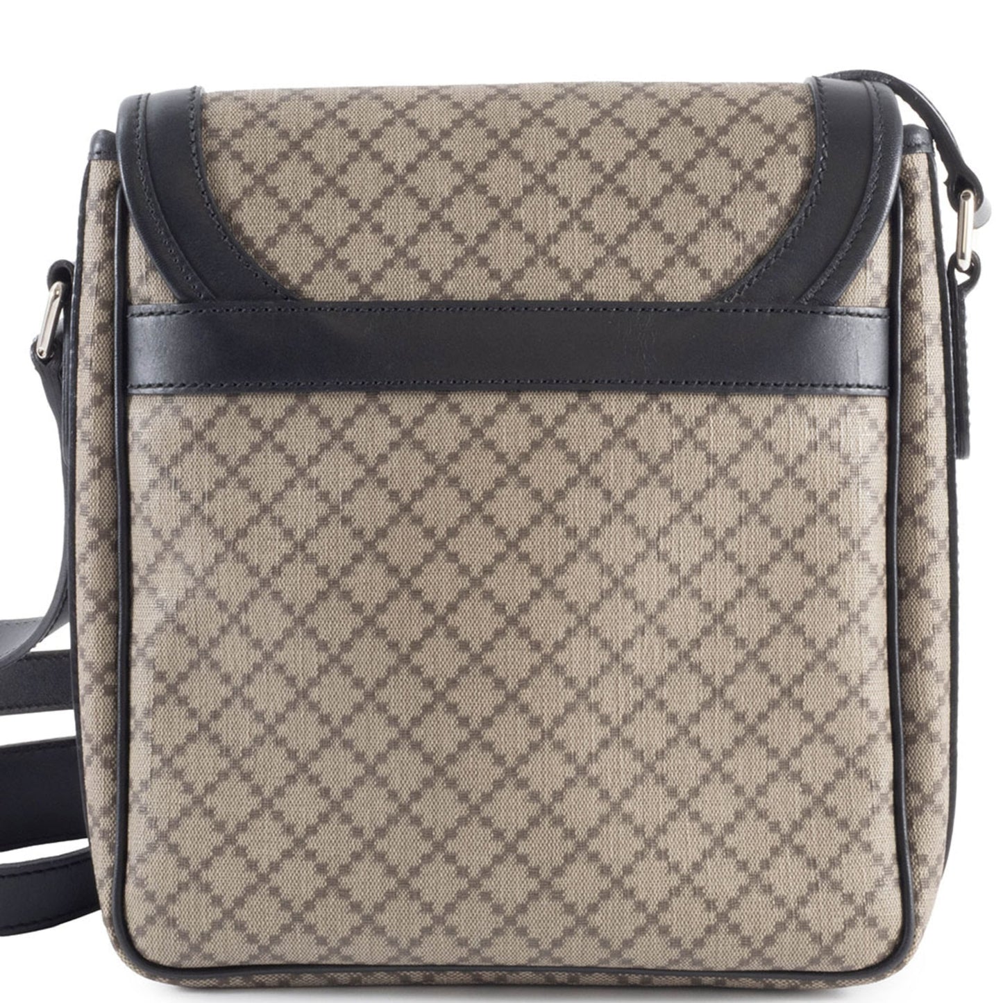 Gucci Beige Black Pvc Leather Shoulder Bag ( )