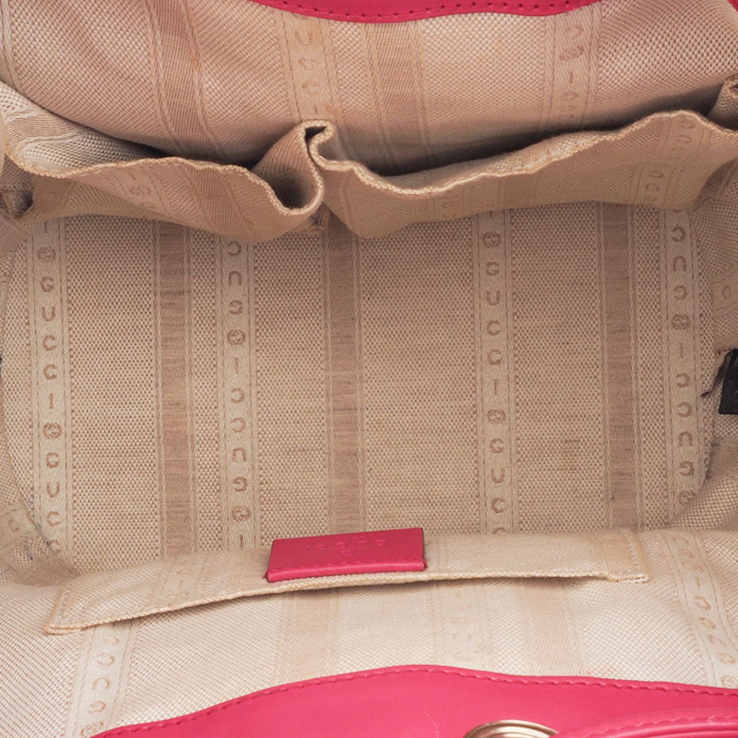 Gucci Pink Leather Shoulder Bag ( )
