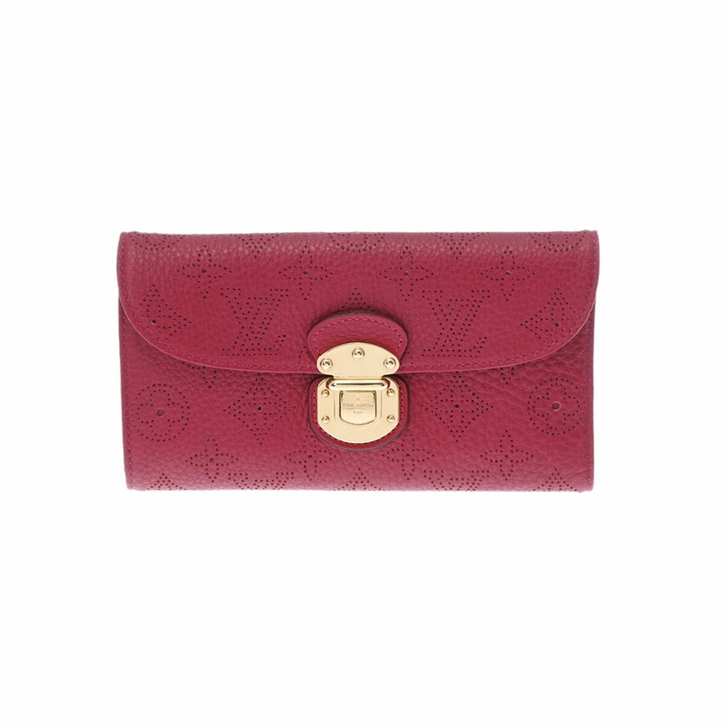 LOUIS VUITTON Mahina Portefeuille Amelia Gourna M58091 Women's Monogram Trifold Wallet