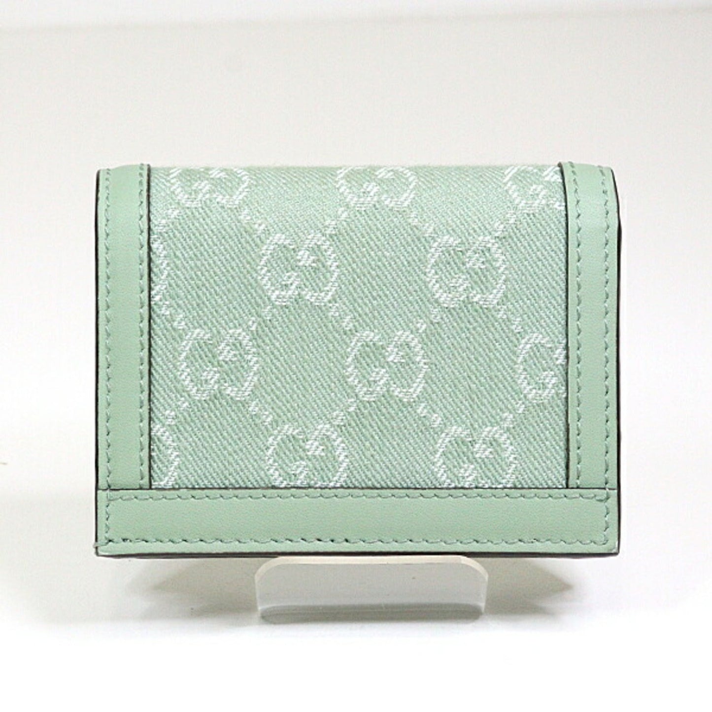 Gucci Pale Green Denim Leather Wallet (Bi-Fold) ( )