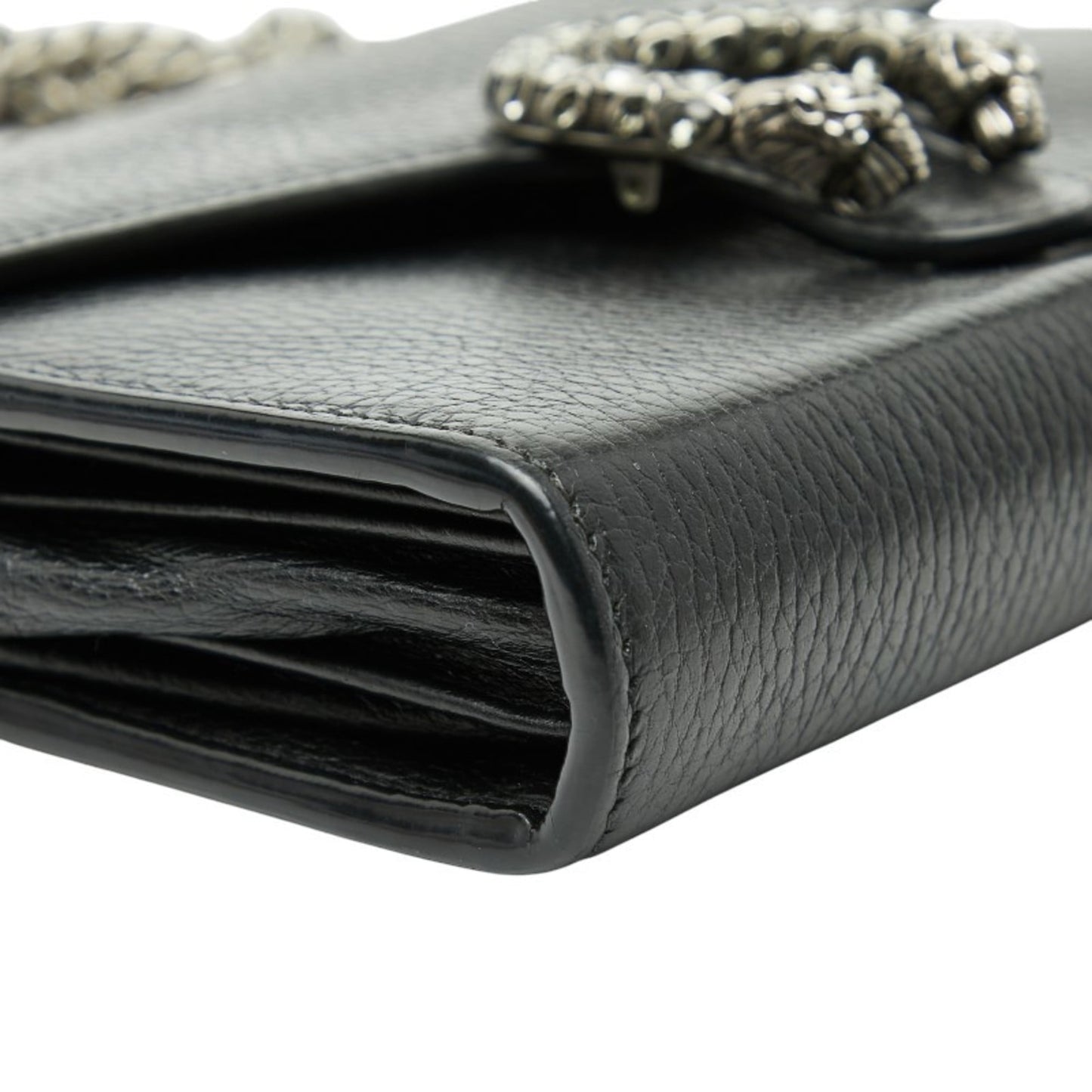 Gucci Black Leather Shoulder Bag ( )
