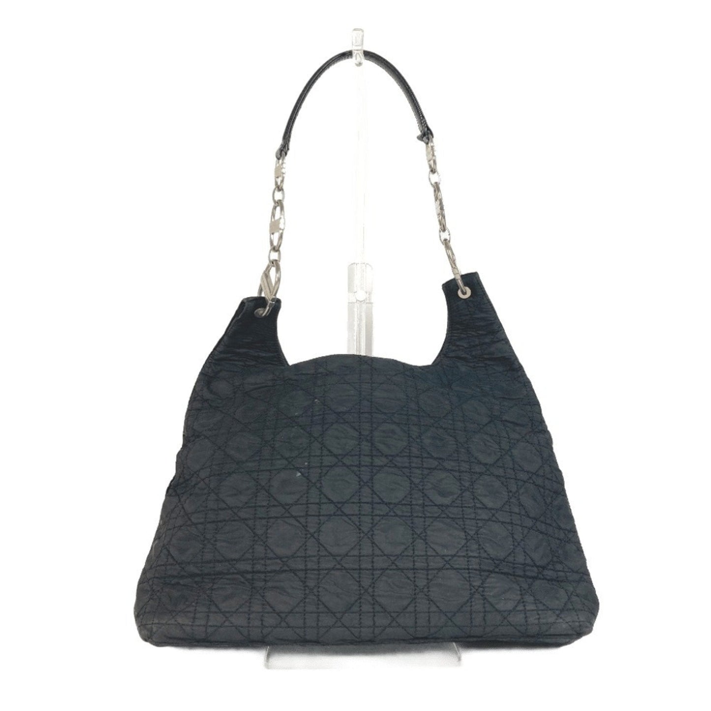 Christian Dior Black Red Color Nylon Shoulder Bag ()