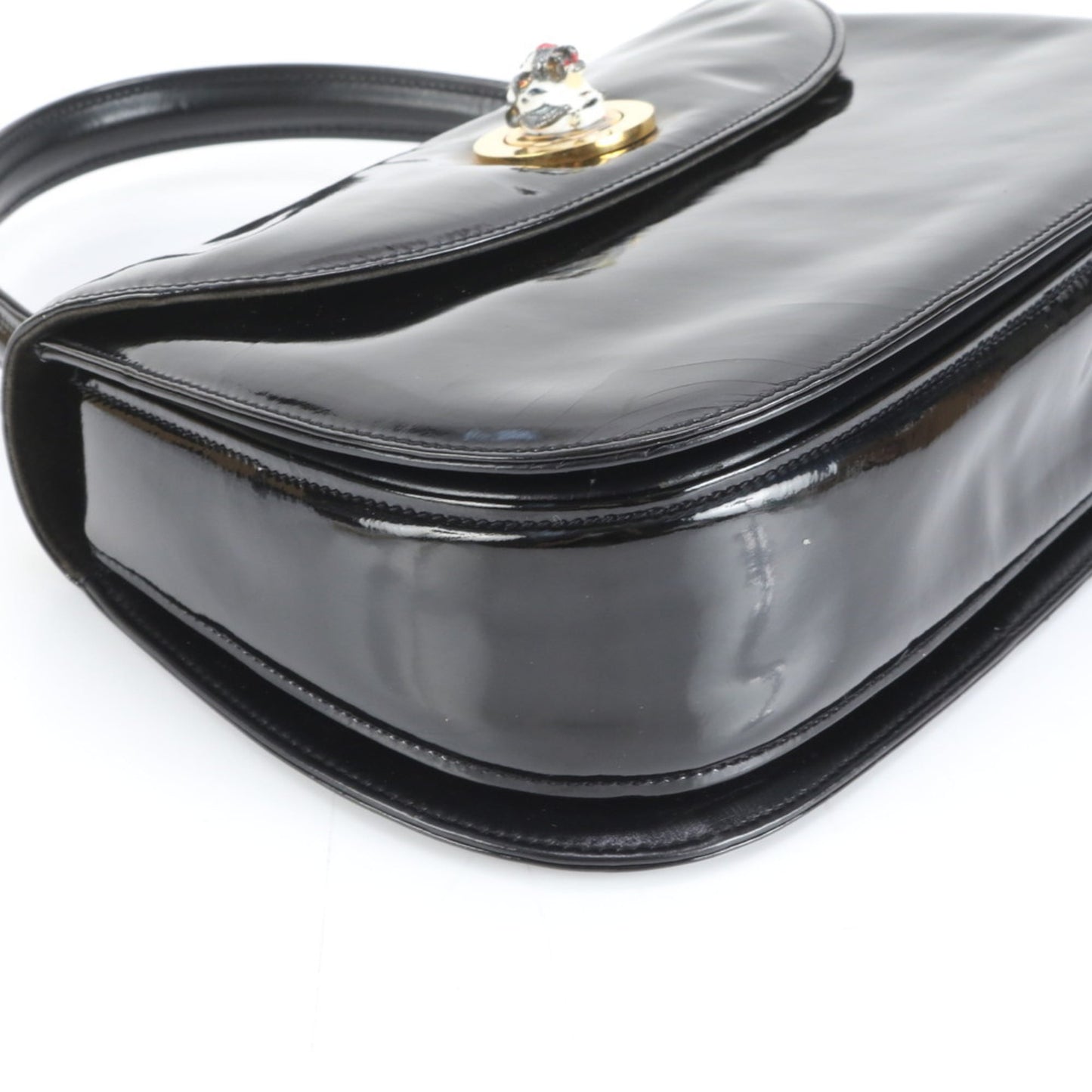 Gucci Black Leather Handbag ( )
