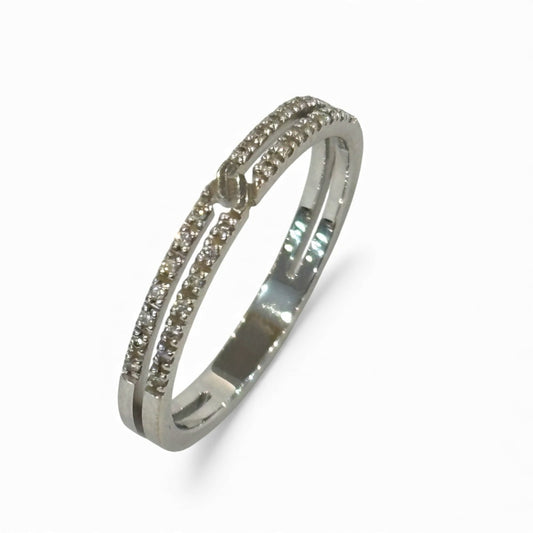 Gucci White Gold White Gold (18K) Band Ring ( )