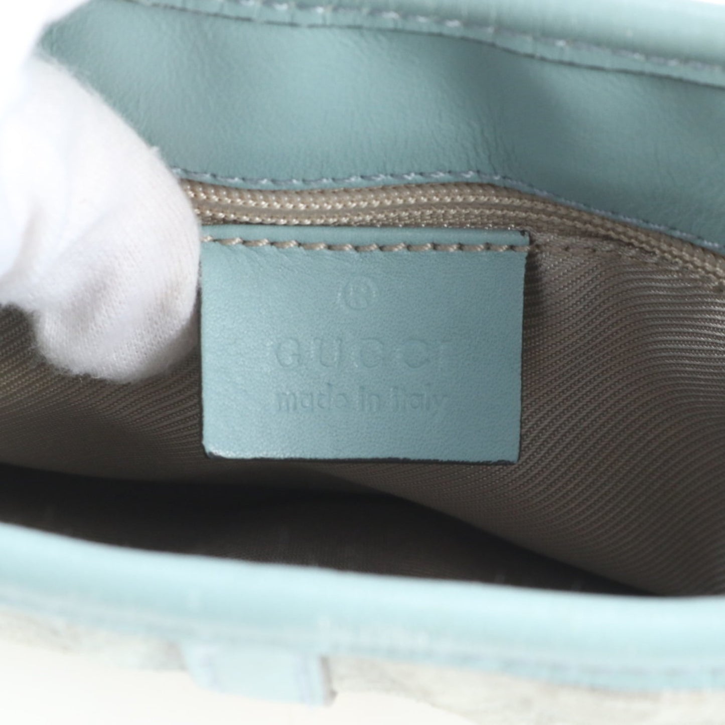 Gucci Green Leather Shoulder Bag ( )