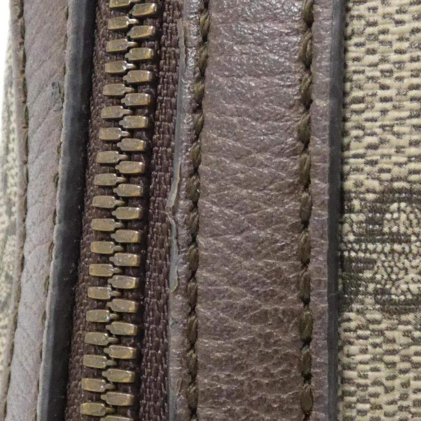 Gucci Beige Brown Gg Supreme Leather Backpack ( )