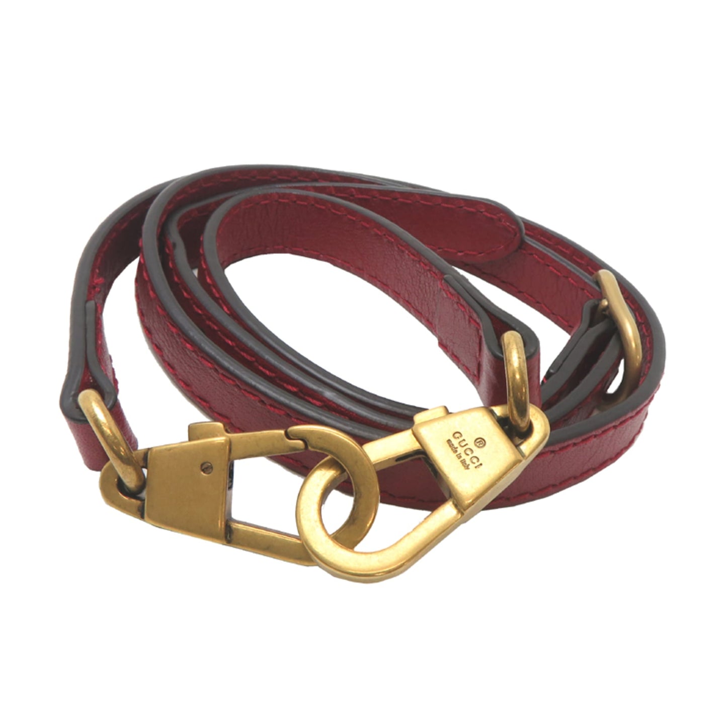 Gucci Red Color Leather Handbag ( )