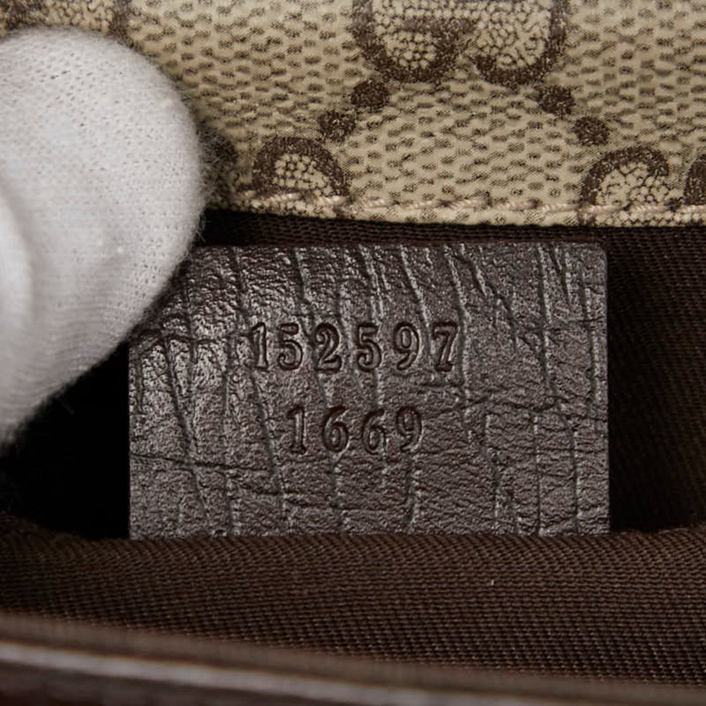 Gucci Sherry Line Beige Multi-Color Pvc Leather Sling Bag ( )