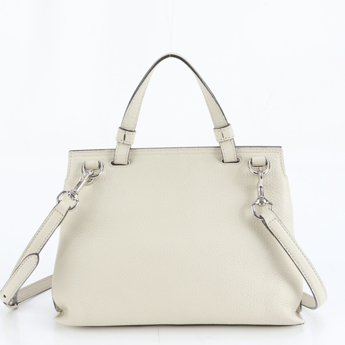 Gucci Ivory Leather Shoulder Bag ( )