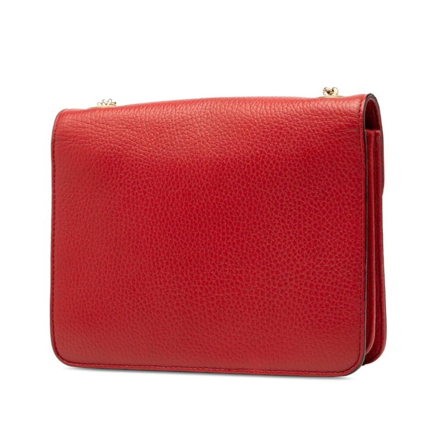 Gucci Red Color Leather Shoulder Bag ( )