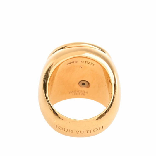 LOUIS VUITTON LV Ring #S M64284 Gold No. 9.5 Women's