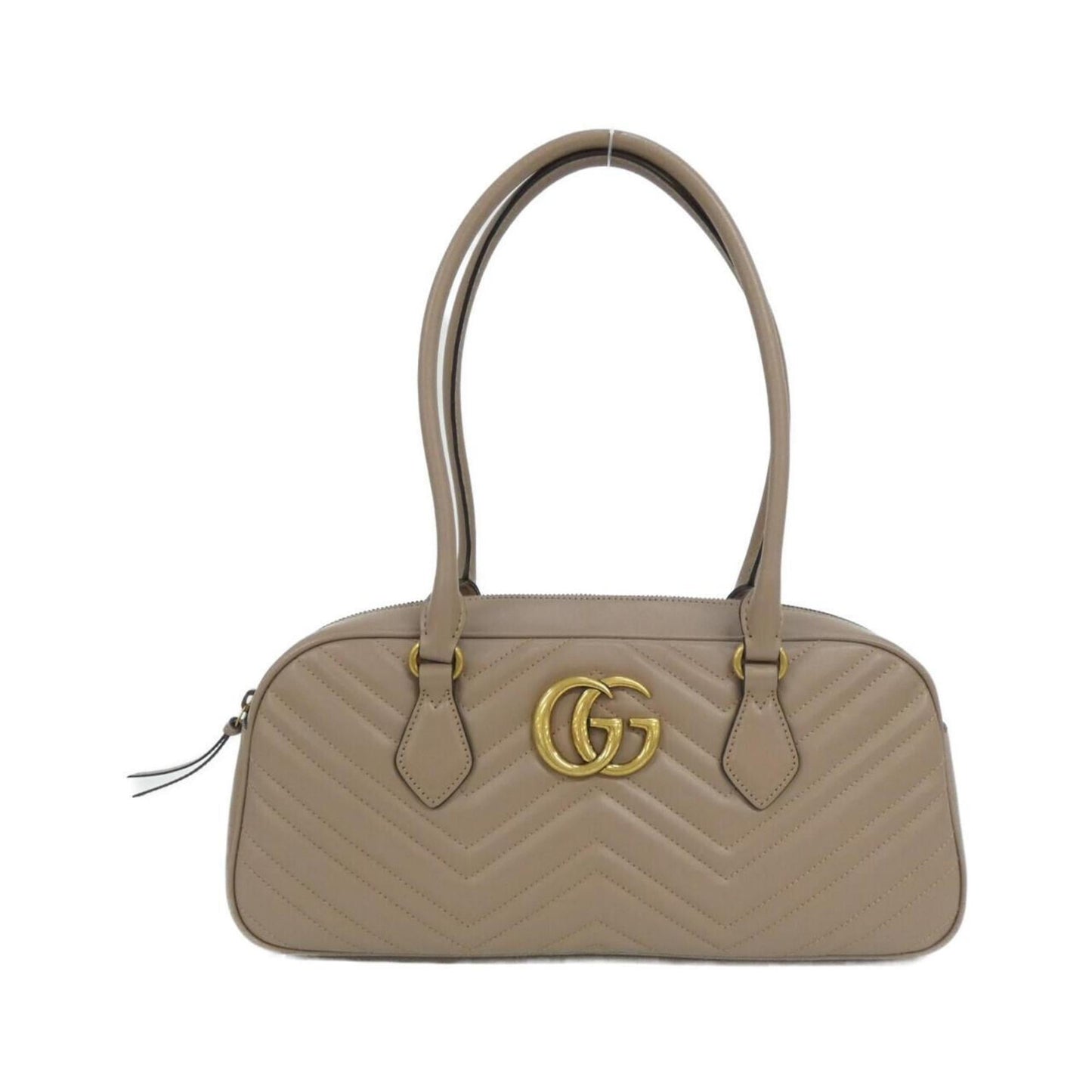 Gucci Beige Quilting Leather Shoulder Bag ( )