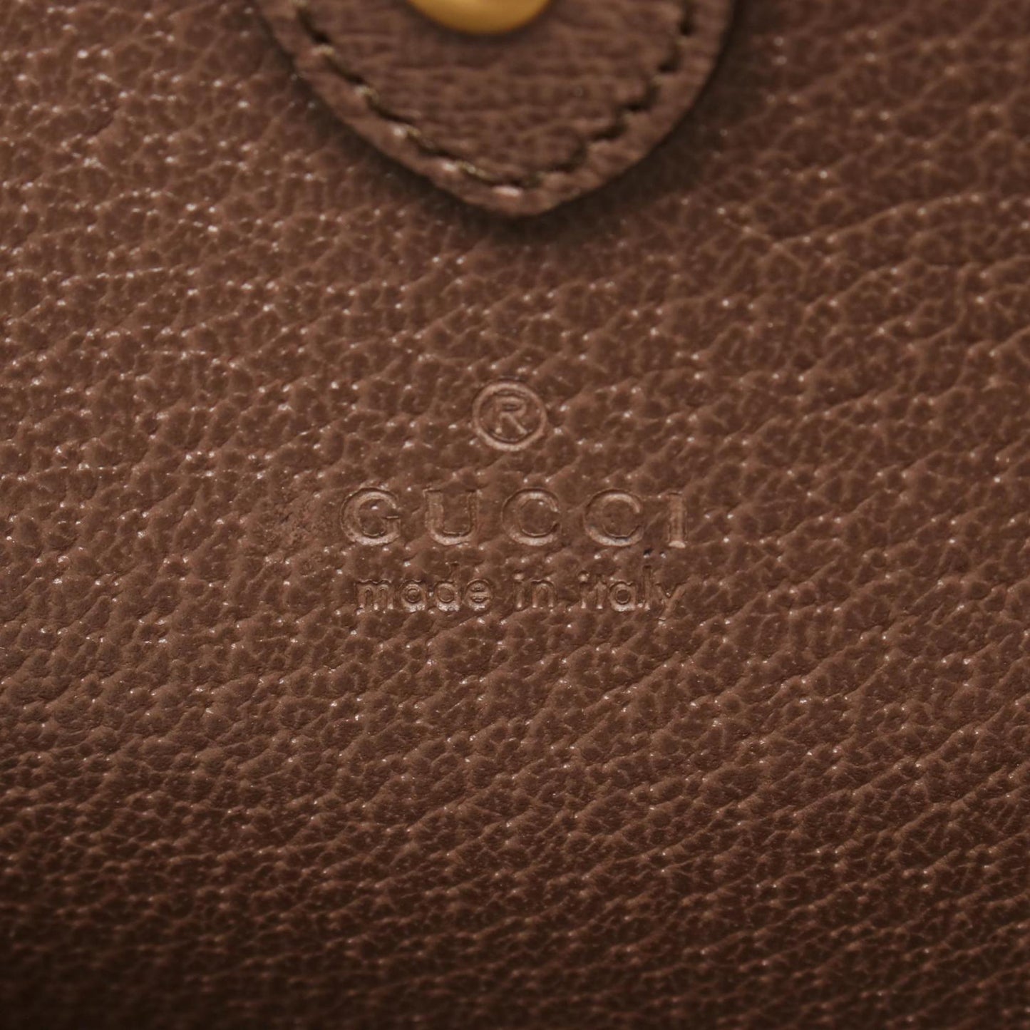 Gucci Beige Brown Multi-Color Gg Supreme Leather Handbag Tote Bag ( )