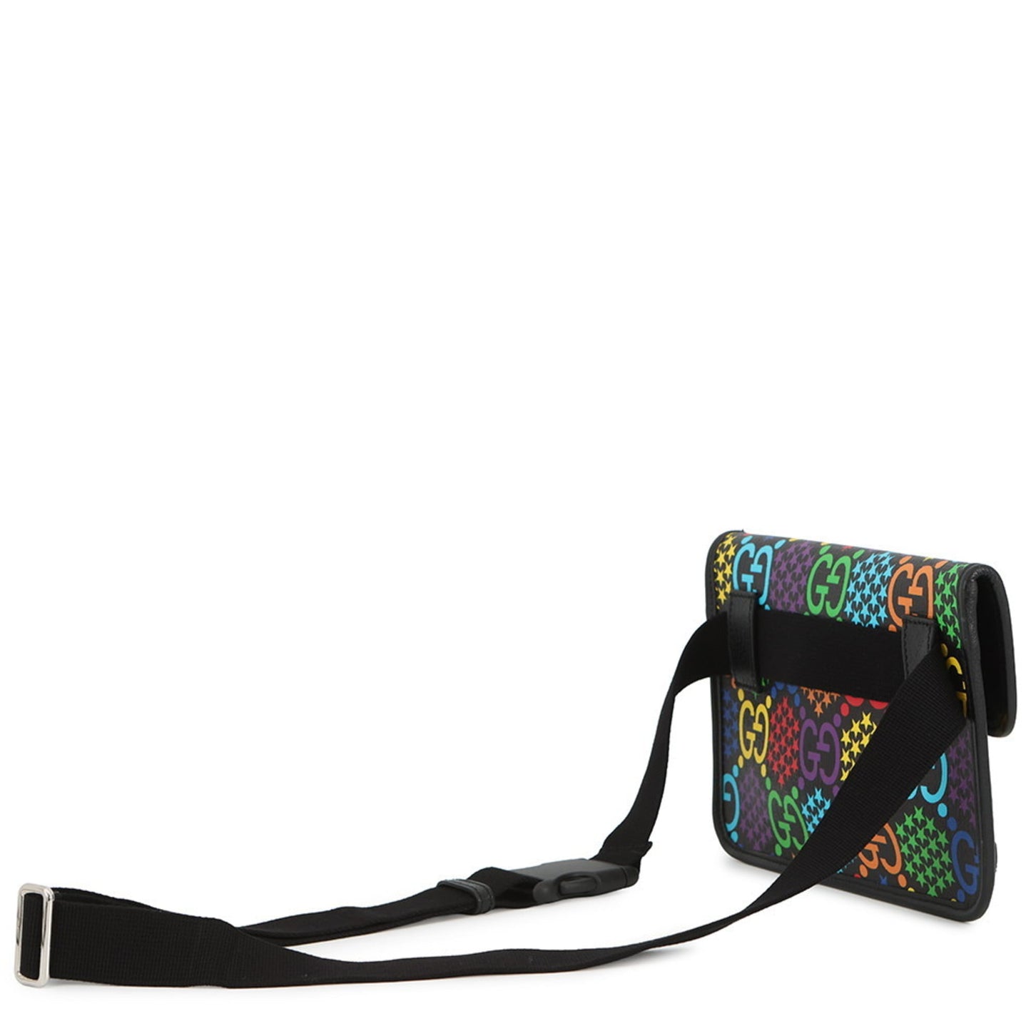 Gucci Black Multi-Color Pvc Sling Bag ( )