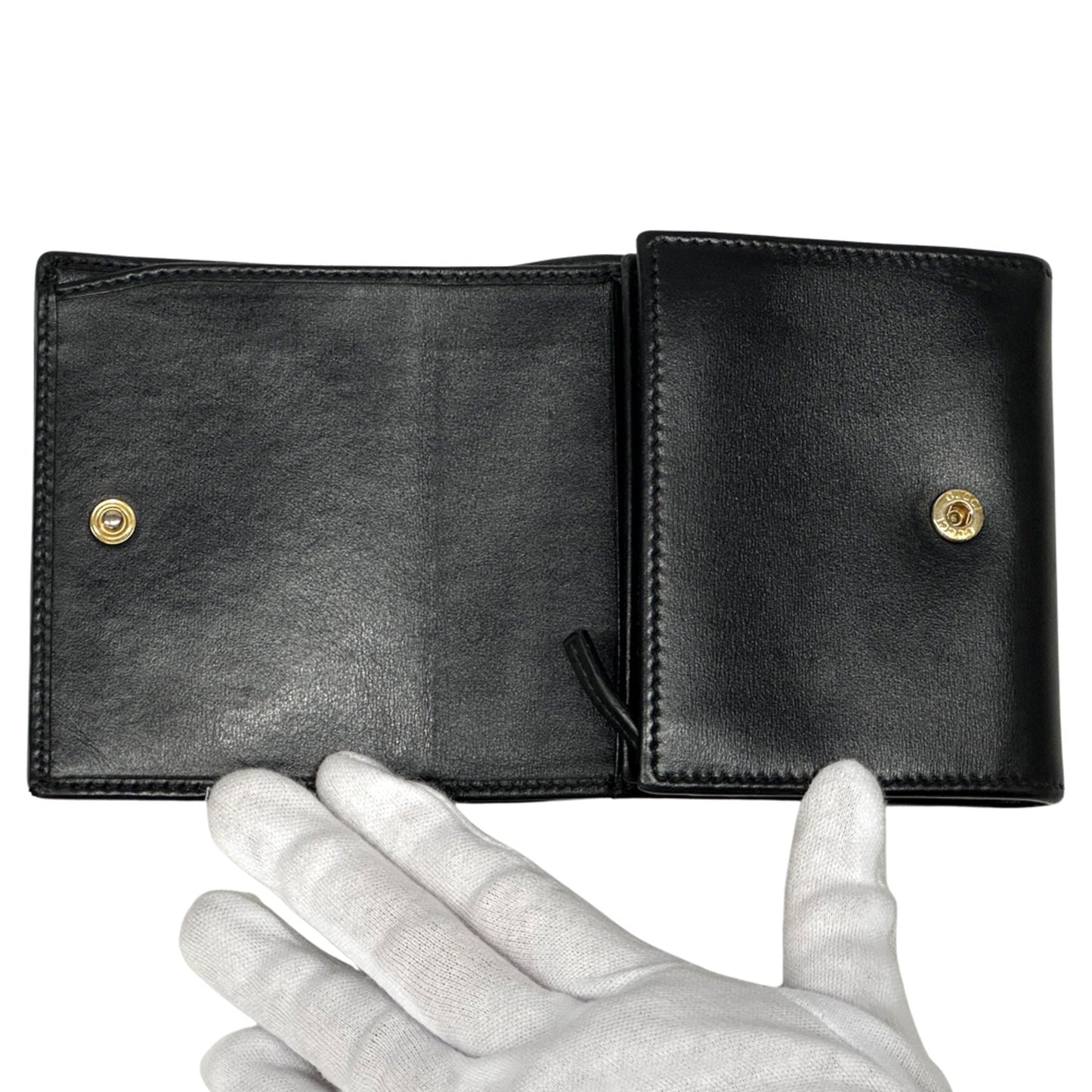 Gucci Black Leather Wallet (Bi-Fold) ( )