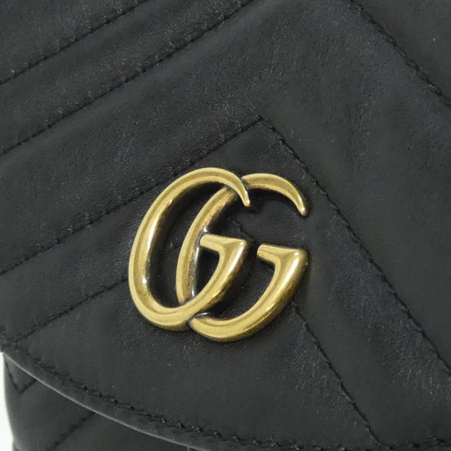 Gucci Black Leather Backpack ( )