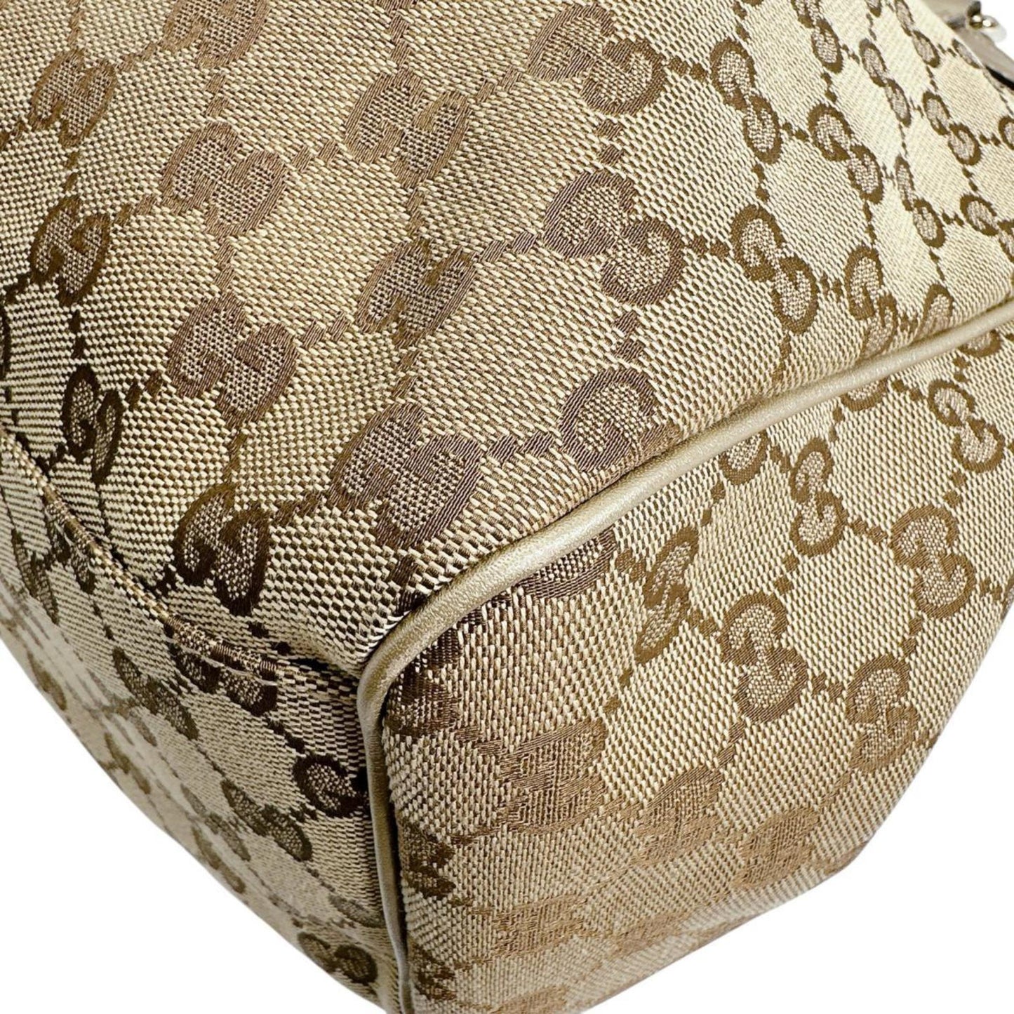 Gucci Gg Canvas Beige Gg Canvas Handbag Tote Bag ( )
