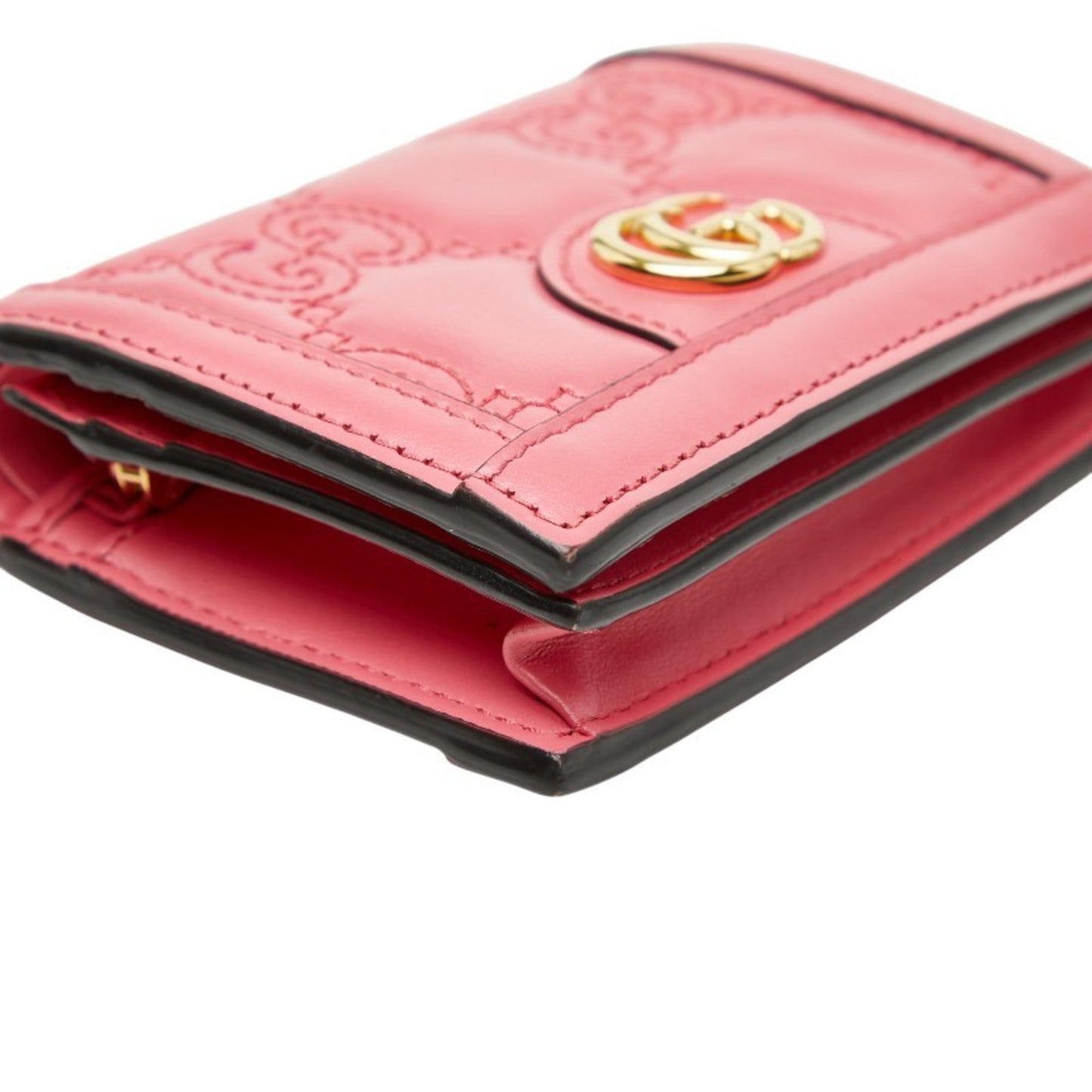 Gucci Pink Leather Wallet (Bi-Fold) ( )