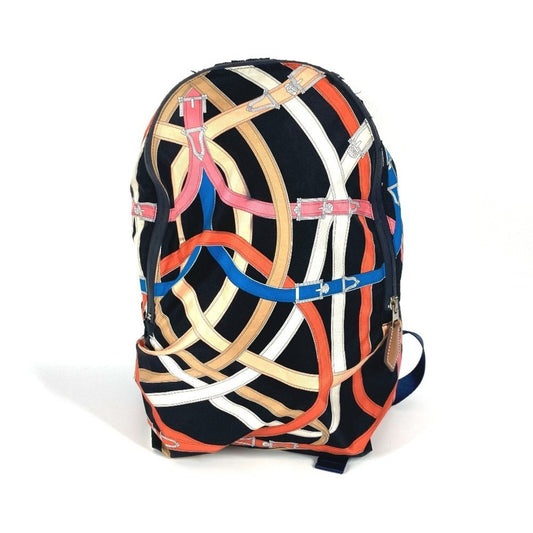 Hermes Multi-Color Silk Backpack ( )