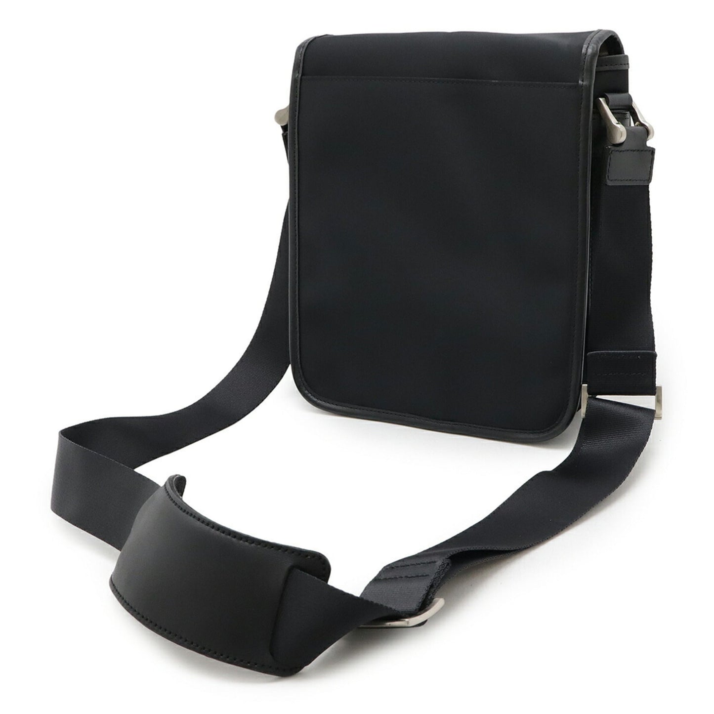 Burberry Black Nylon Leather Shoulder Bag ( )