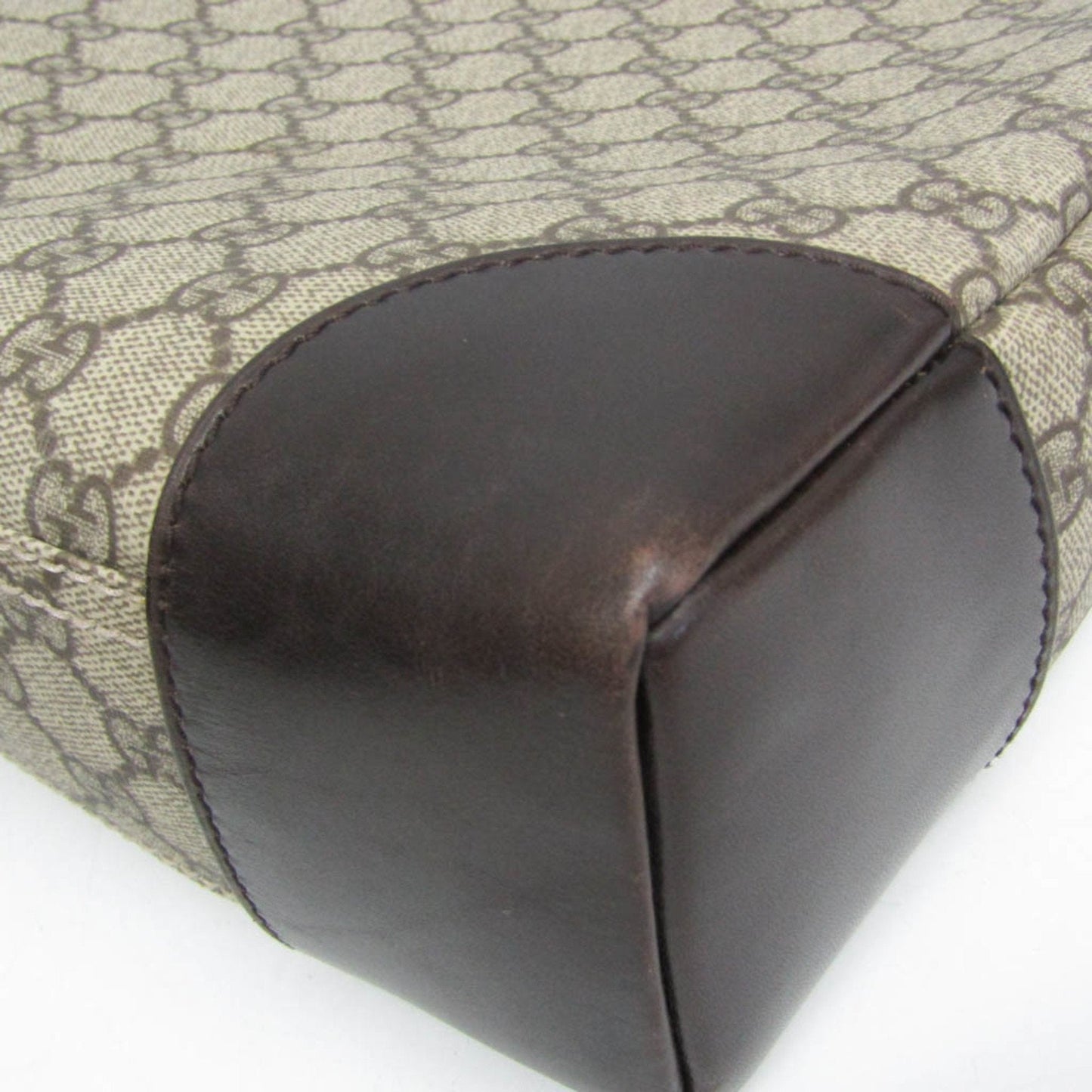 Gucci Beige Brown Gg Supreme Shoulder Bag ( )
