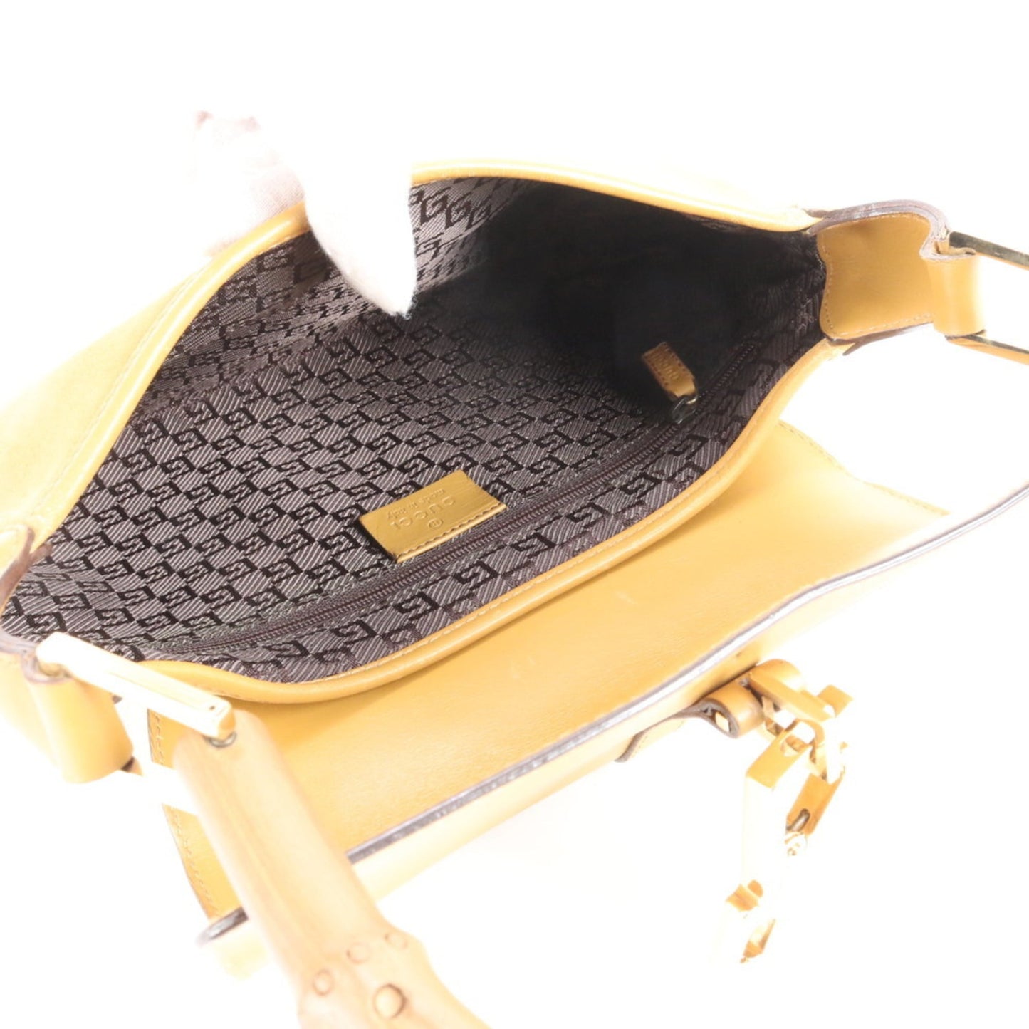 Gucci Brown Leather Shoulder Bag ( )