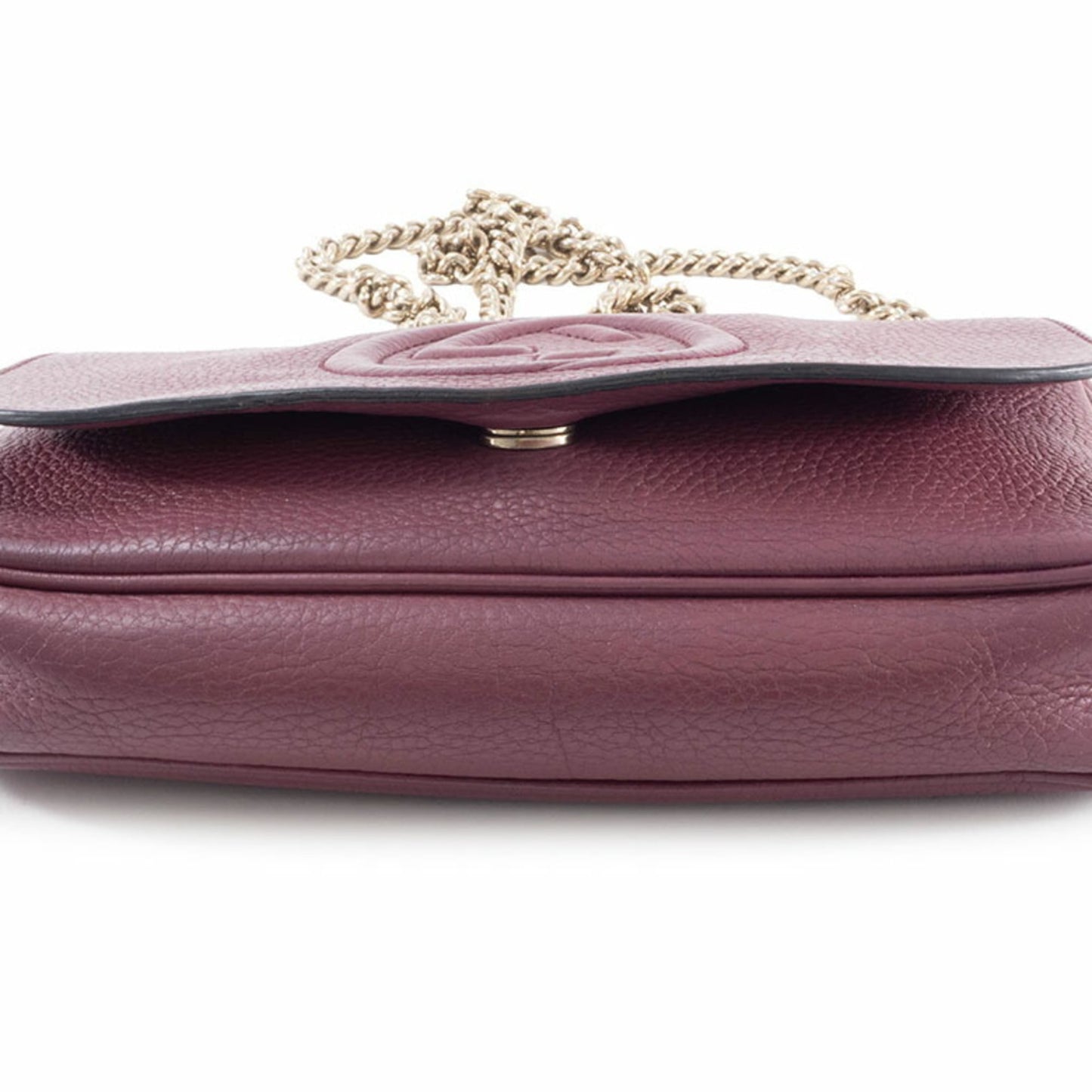 Gucci Purple Leather Shoulder Bag ( )